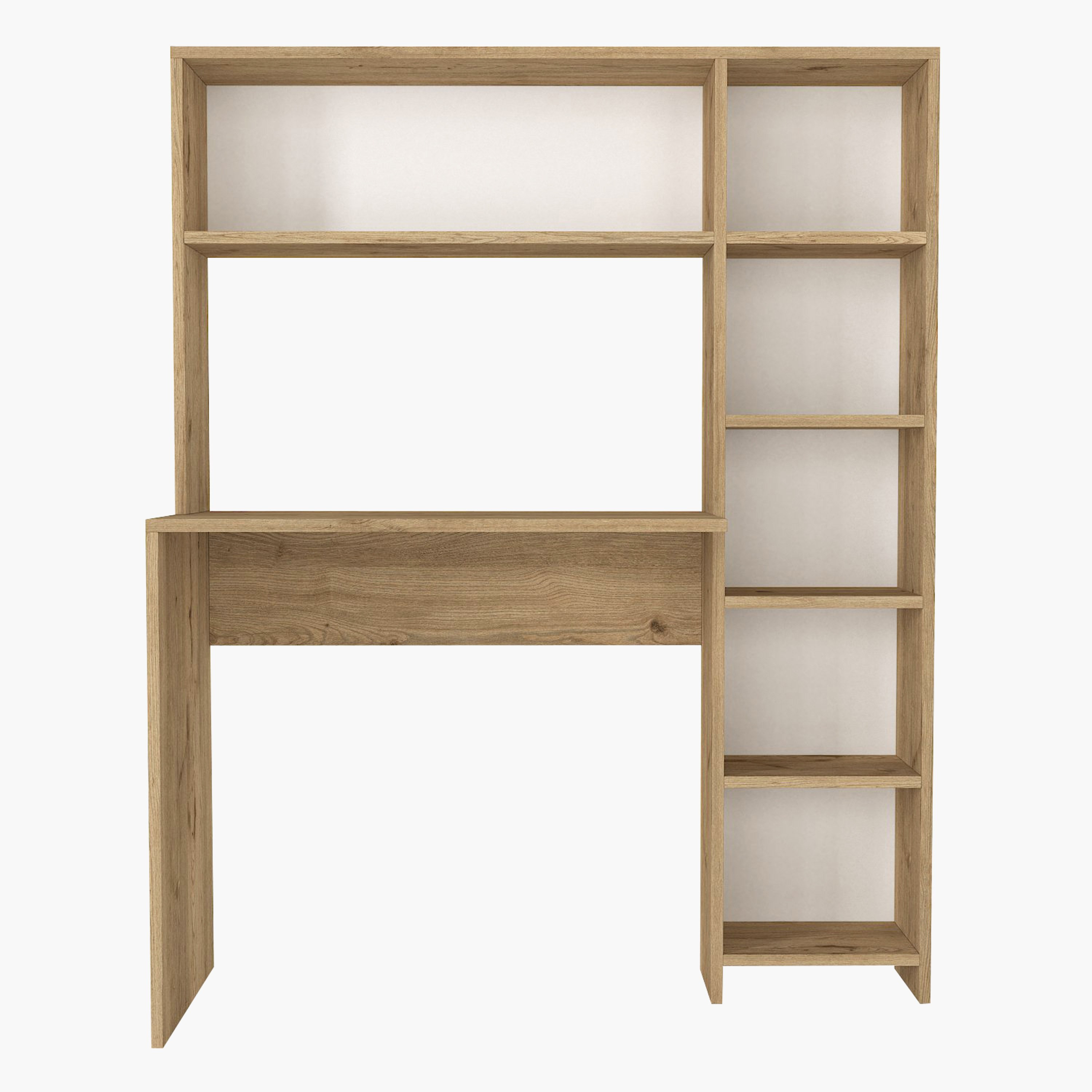 Modulix Carrina Study Desk with Hutch and Bookcase-hbxfurniture-office-desks-image-7