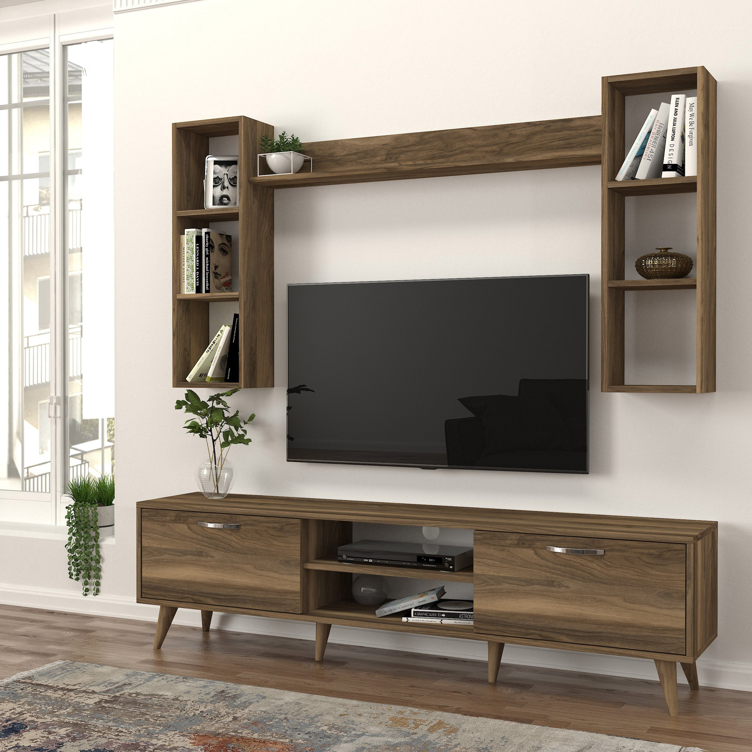 وحدة تلفزيون حتى 70 بوصة 1.8 متر مع أرفف تُثبت على الحائط من مودوليكس إستر-hbxlivingroom-mediaunitsandstorage-tvunits-image-2