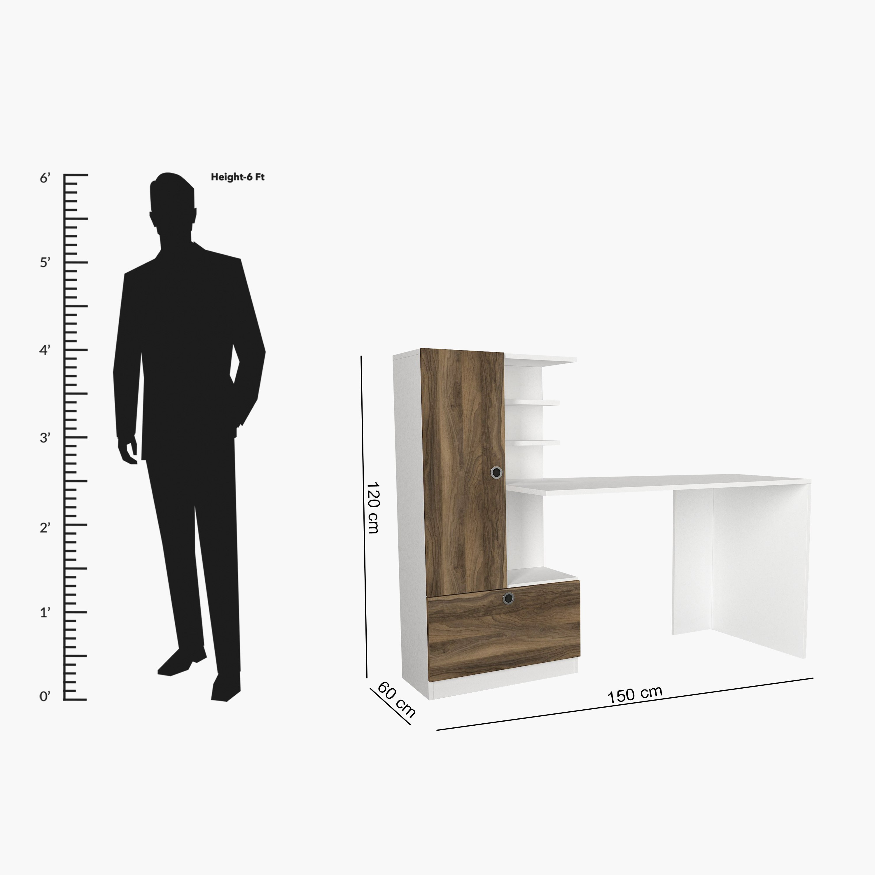 مكتب ببابين وخزانة كتب من مودوليكس إستر-hbxfurniture-office-desks-image-10