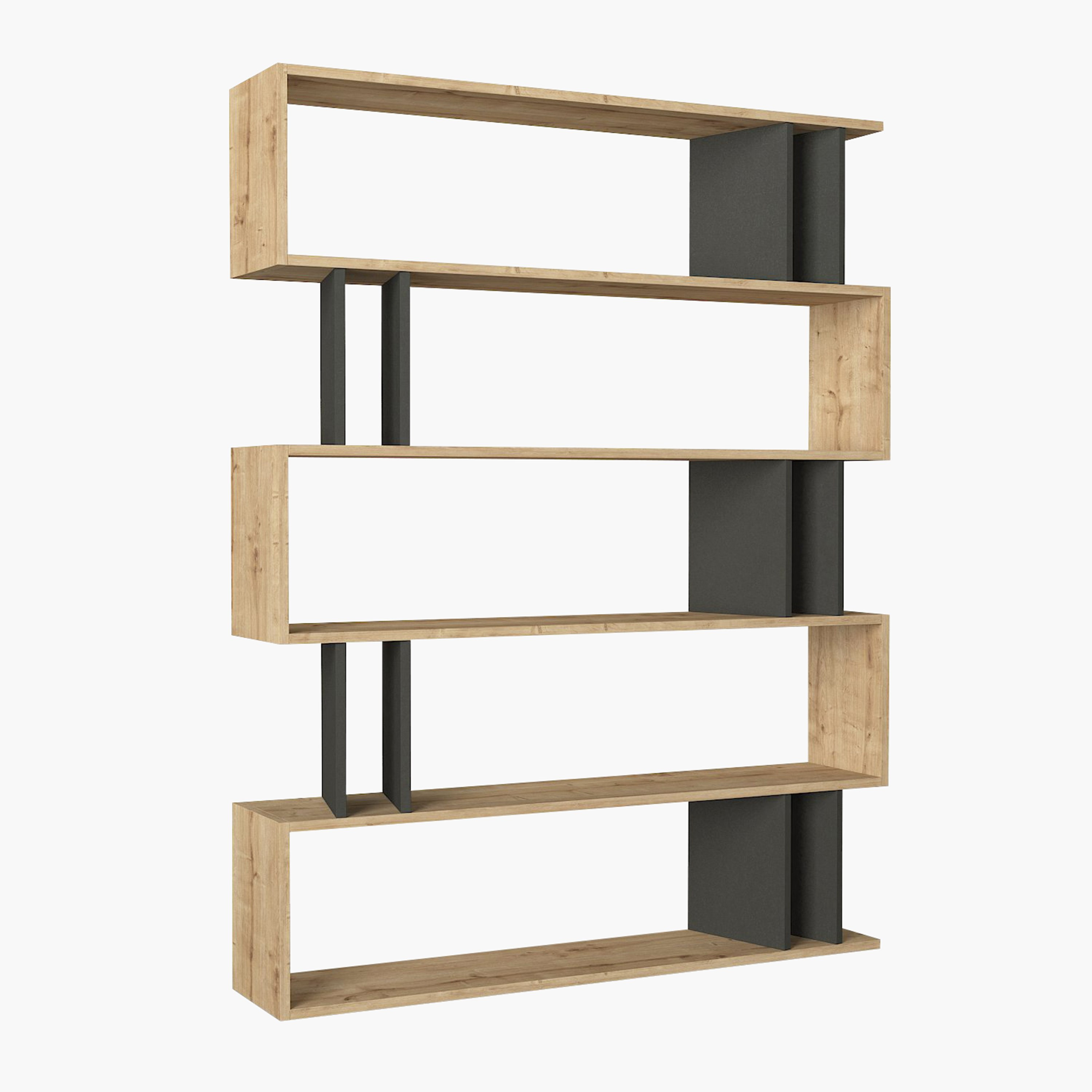 خزانة كتب عريضة بتصميم متعرج من مودوليكس بلوك-hbxfurniture-office-bookcases-image-4