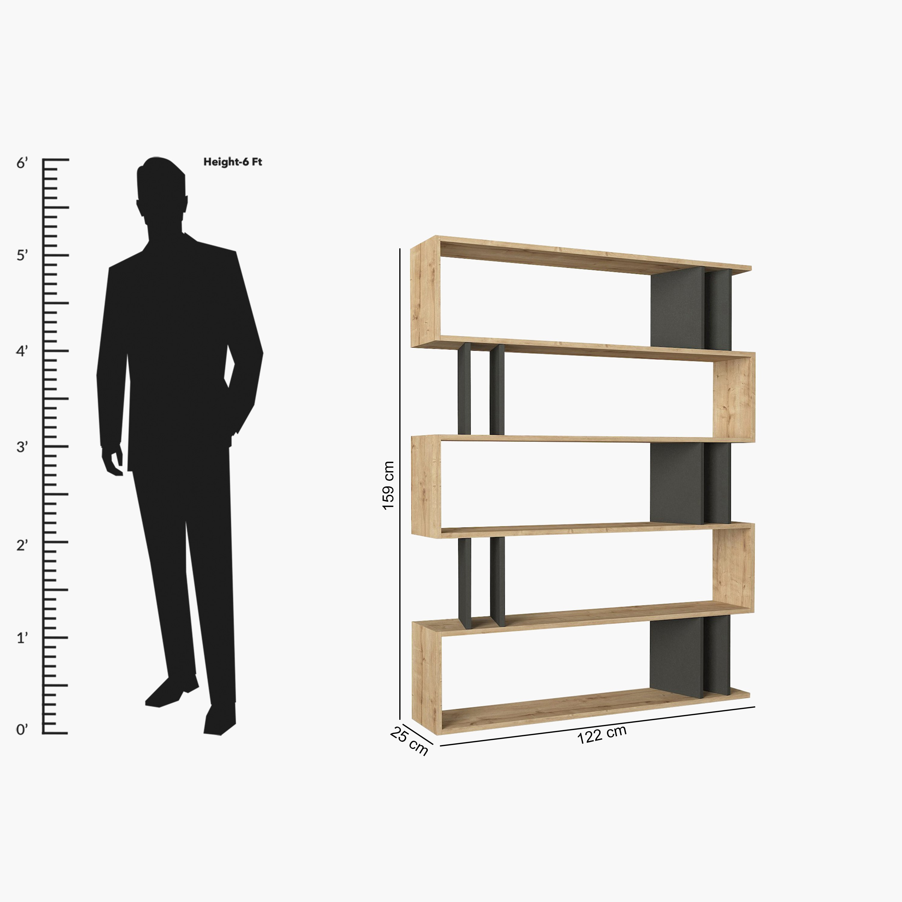 خزانة كتب عريضة بتصميم متعرج من مودوليكس بلوك-hbxfurniture-office-bookcases-image-8