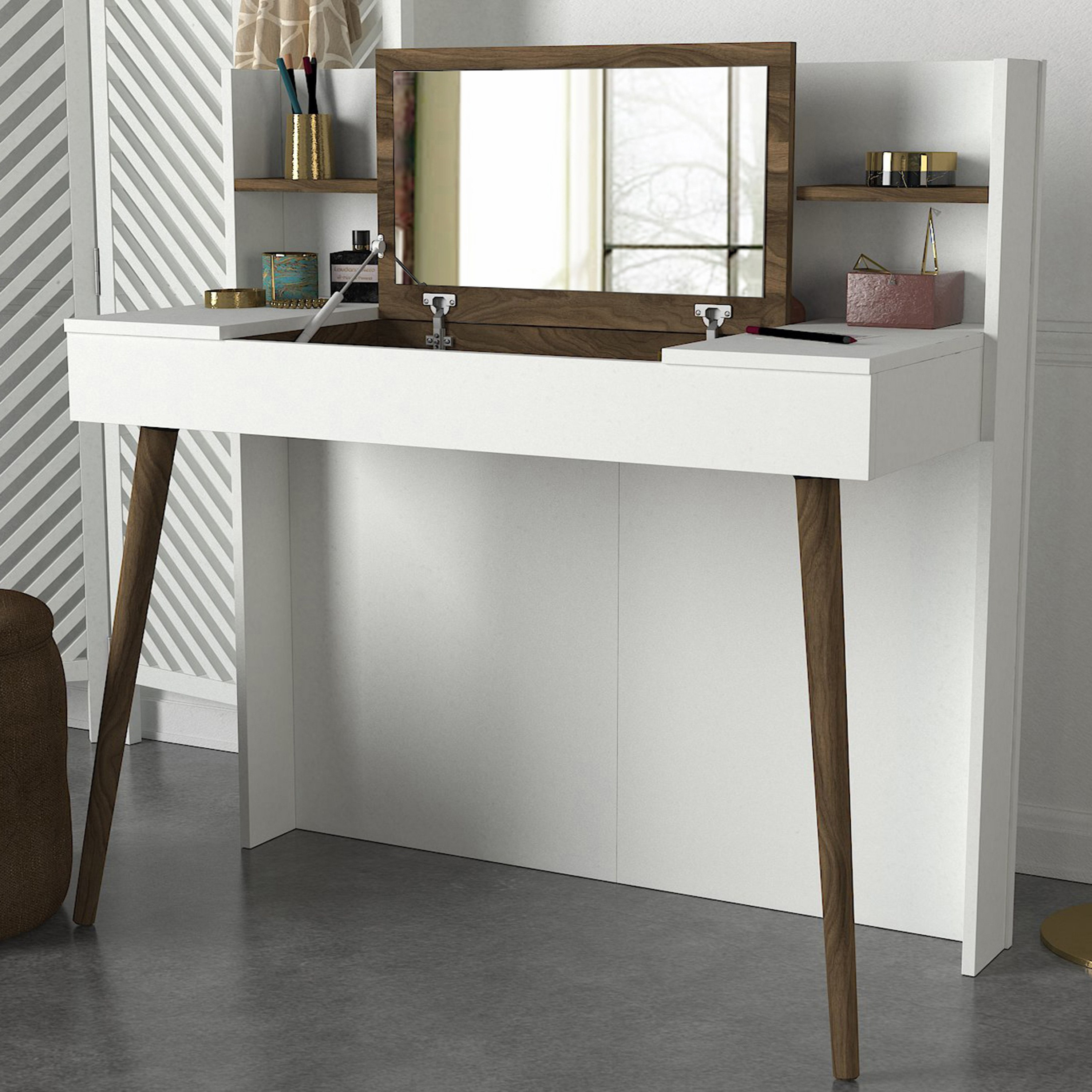 Modulix Retro Vanity Make Up Table with Mirror-PROMO_HB_UAE_HBX10_250526-image-2