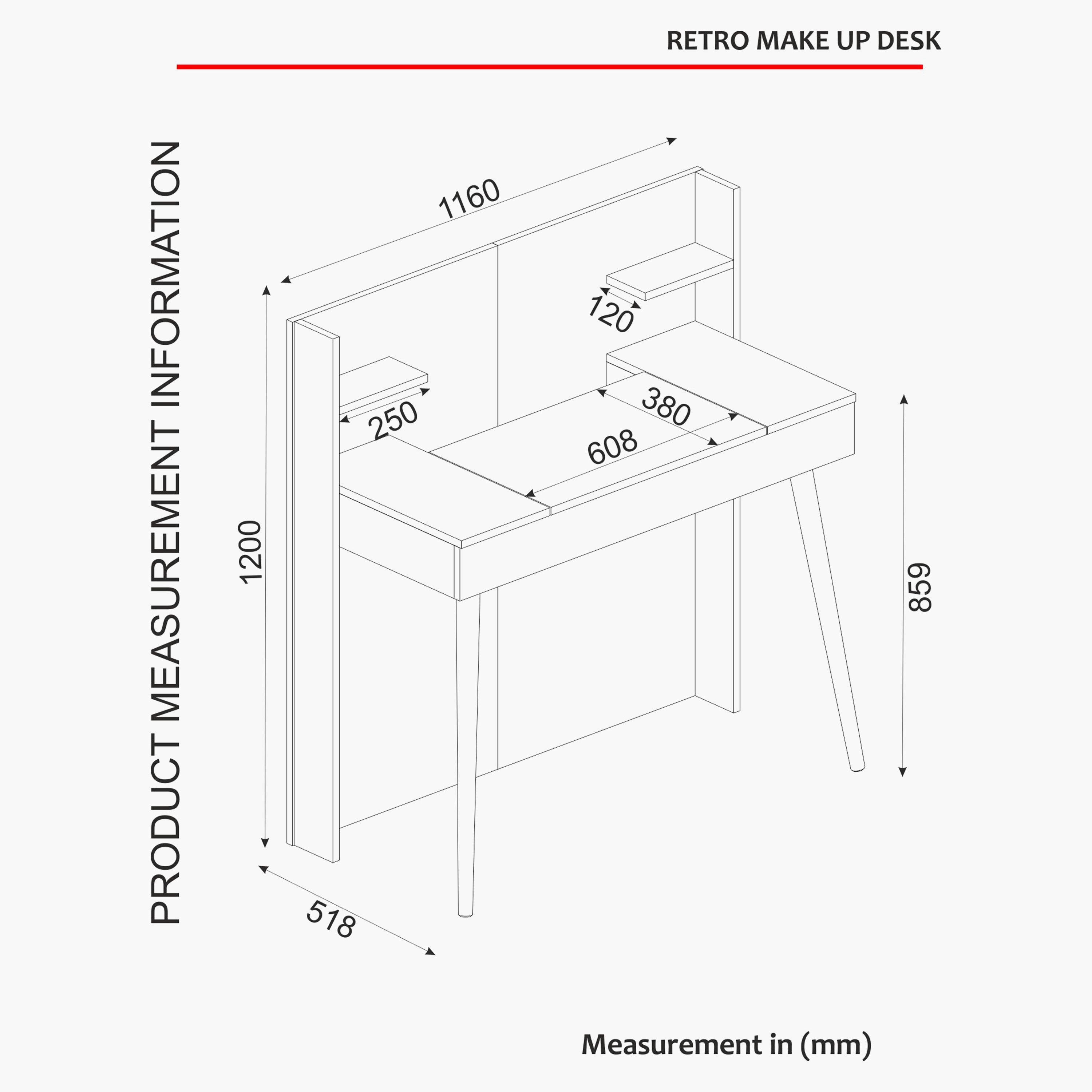 Modulix Retro Vanity Make Up Table with Mirror-PROMO_HB_UAE_HBX10_250526-image-8