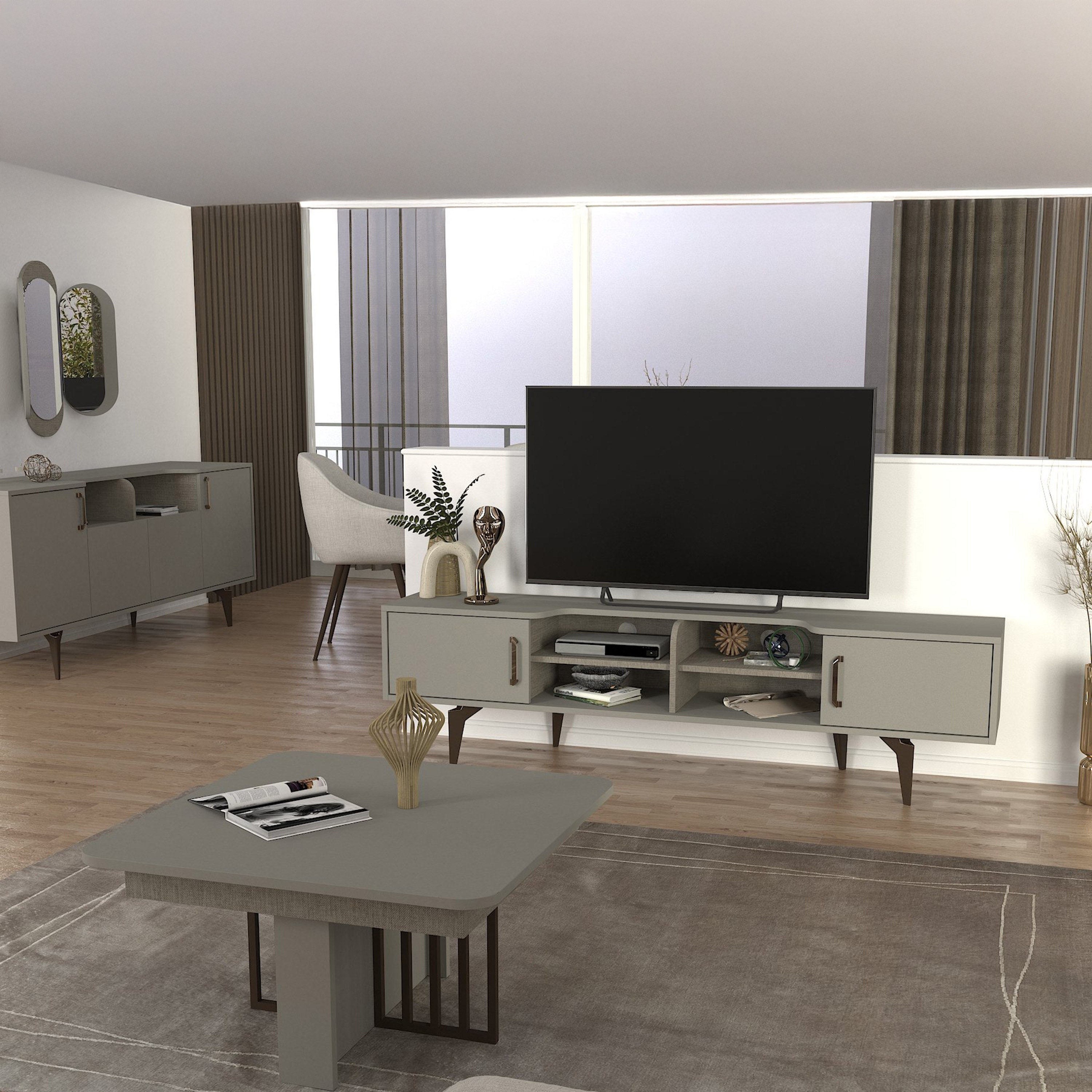 Modulix Roi 1.8 Meter TV Unit for TVs upto 70 inches-hbxlivingroom-mediaunitsandstorage-tvunits-image-4