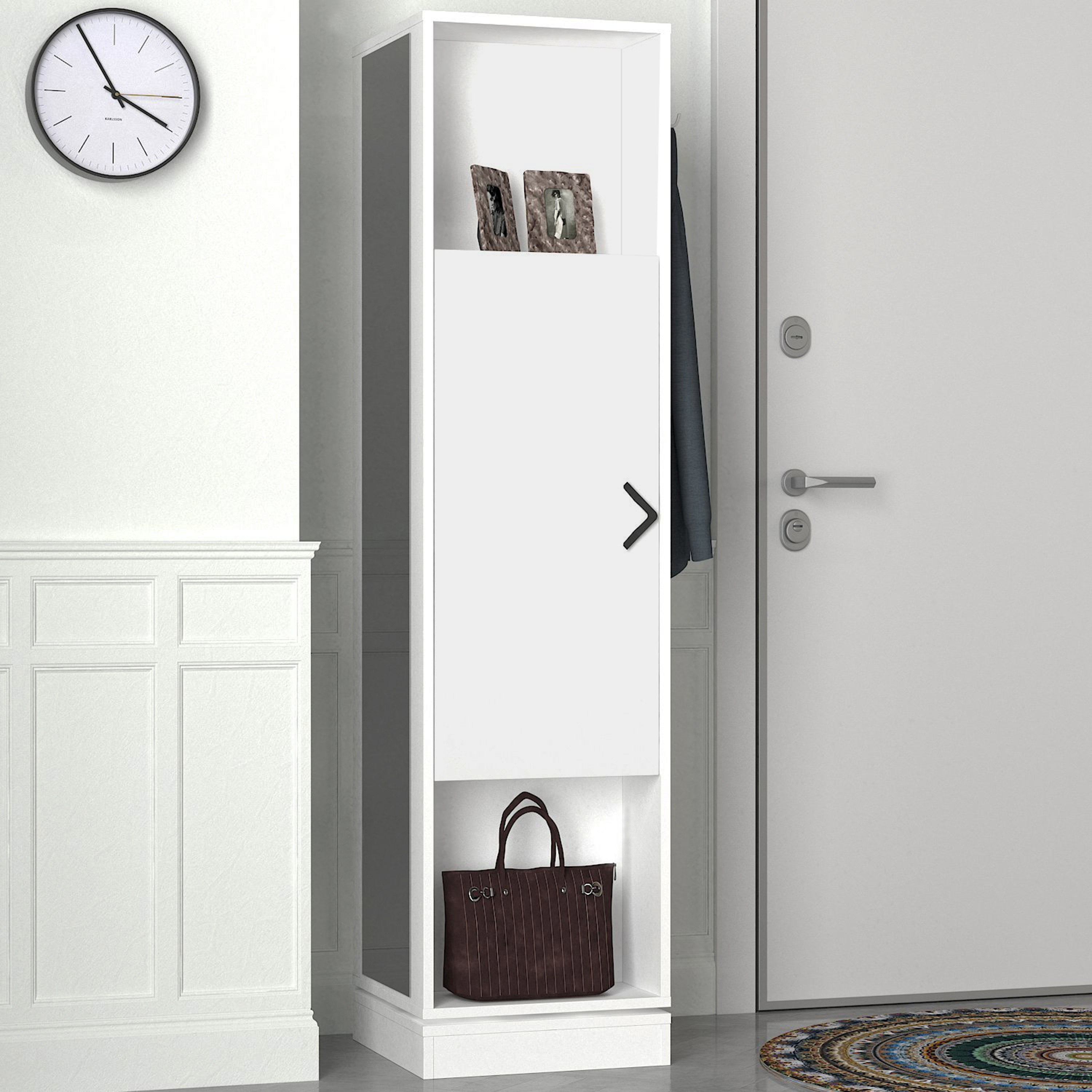 وحدة تخزين مكياج دوّارة وعلّاقة معاطف من مودوليكس سيلين-hbxdecorandfurnishings-bathroomaccessories-bathroomstorage-image-2
