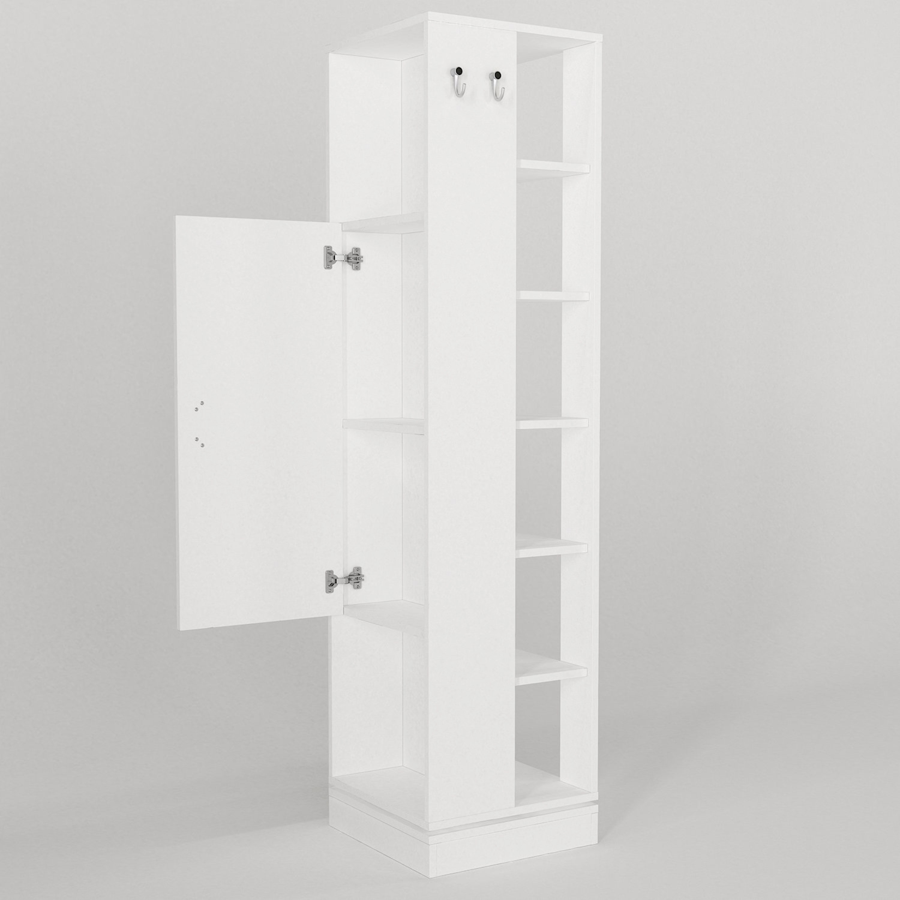 وحدة تخزين مكياج دوّارة وعلّاقة معاطف من مودوليكس سيلين-hbxdecorandfurnishings-bathroomaccessories-bathroomstorage-image-5