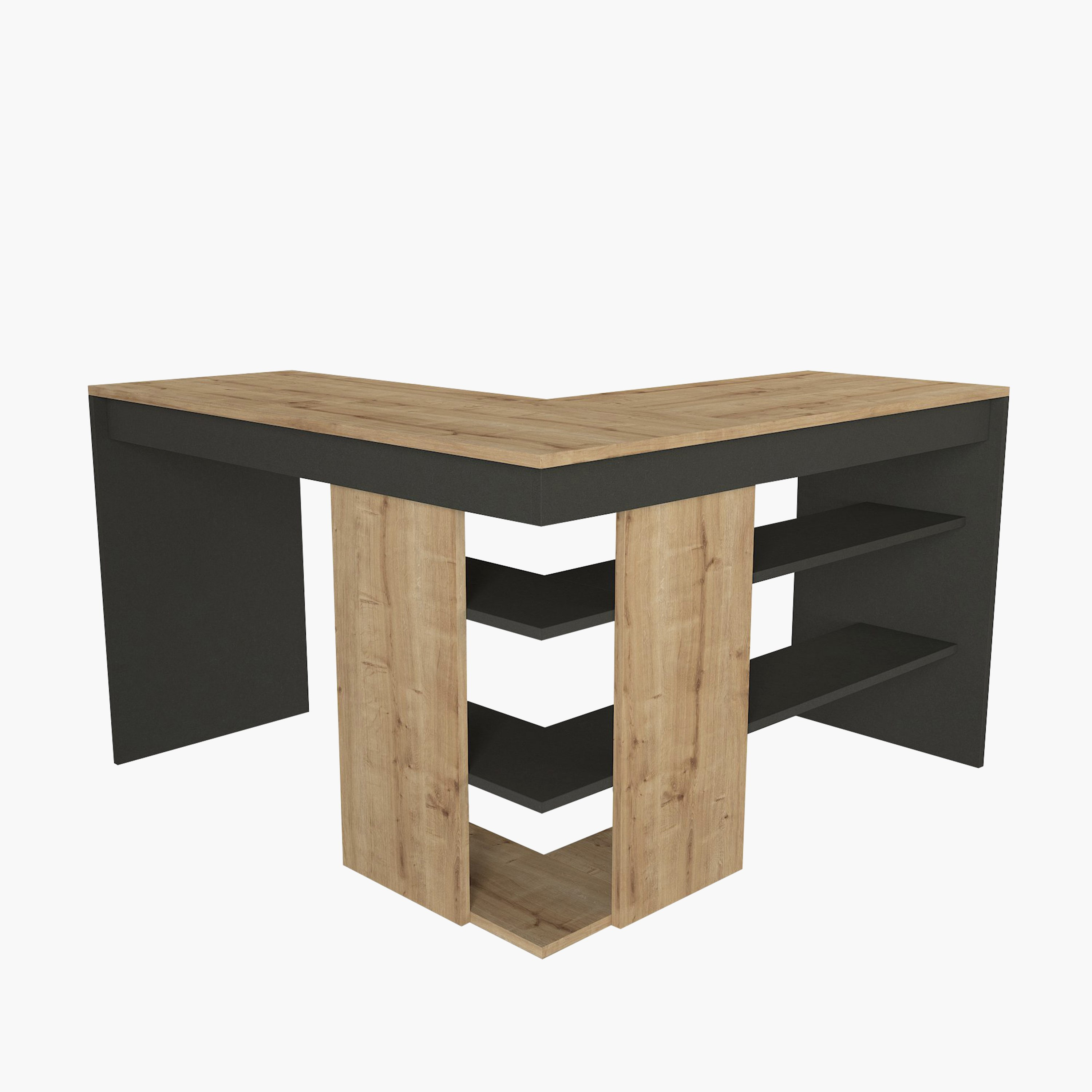 Modulix Imperio Corner L-Shaped Study Desk-hbxfurniture-office-desks-image-5