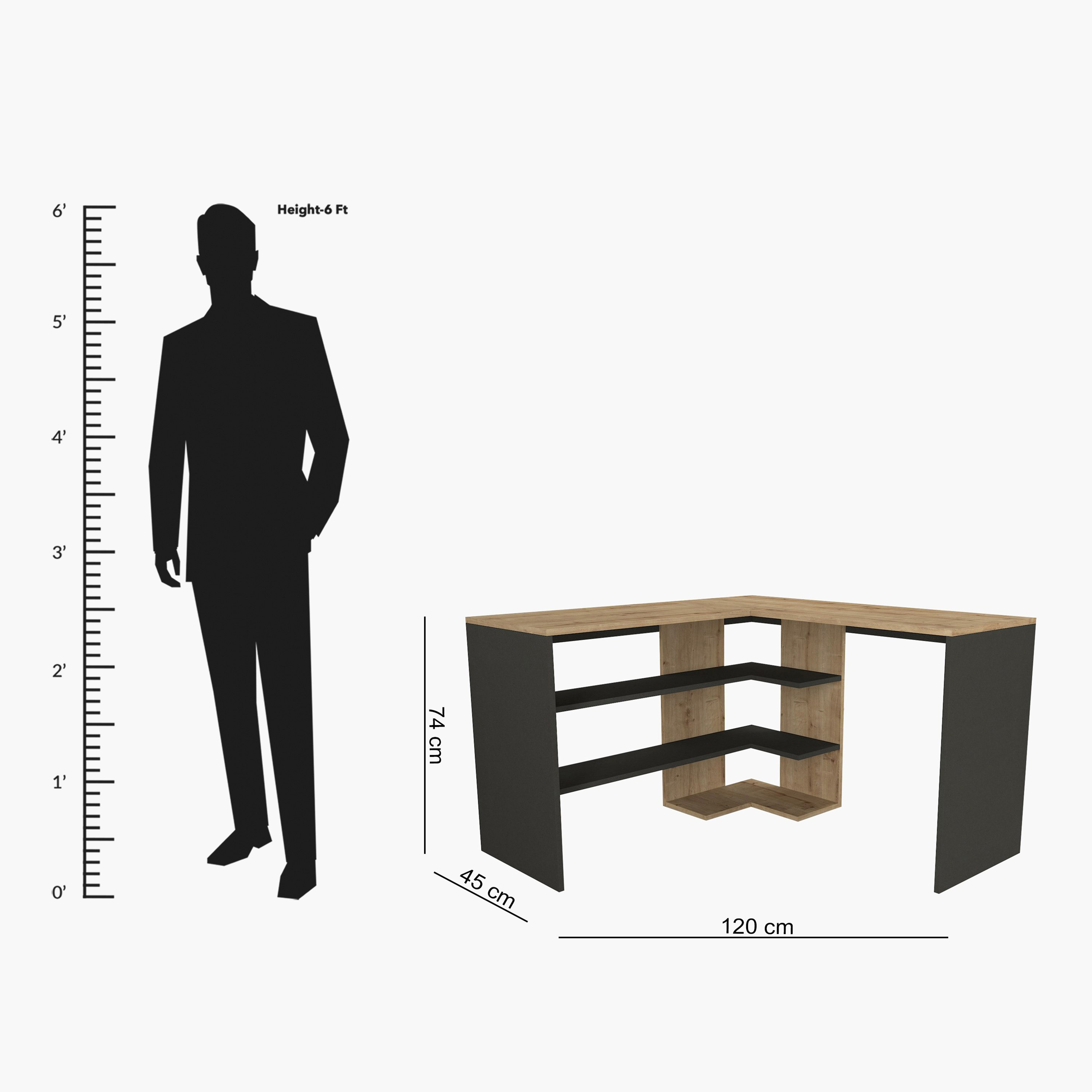 Modulix Imperio Corner L-Shaped Study Desk-hbxfurniture-office-desks-image-9