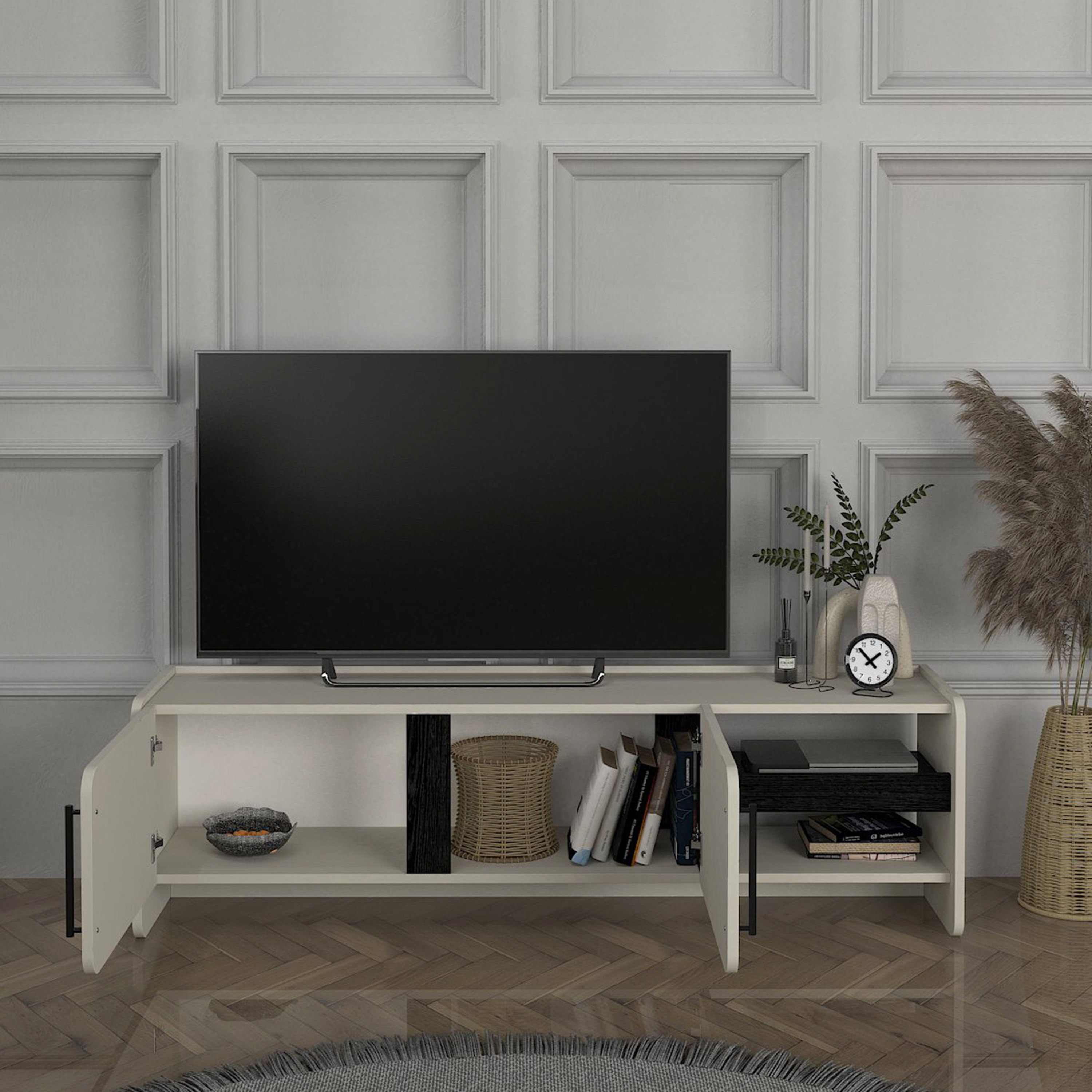 Modulix Arlo 1.5 Meter TV Unit for TVs upto 50 inches-hbxlivingroom-mediaunitsandstorage-tvunits-image-3