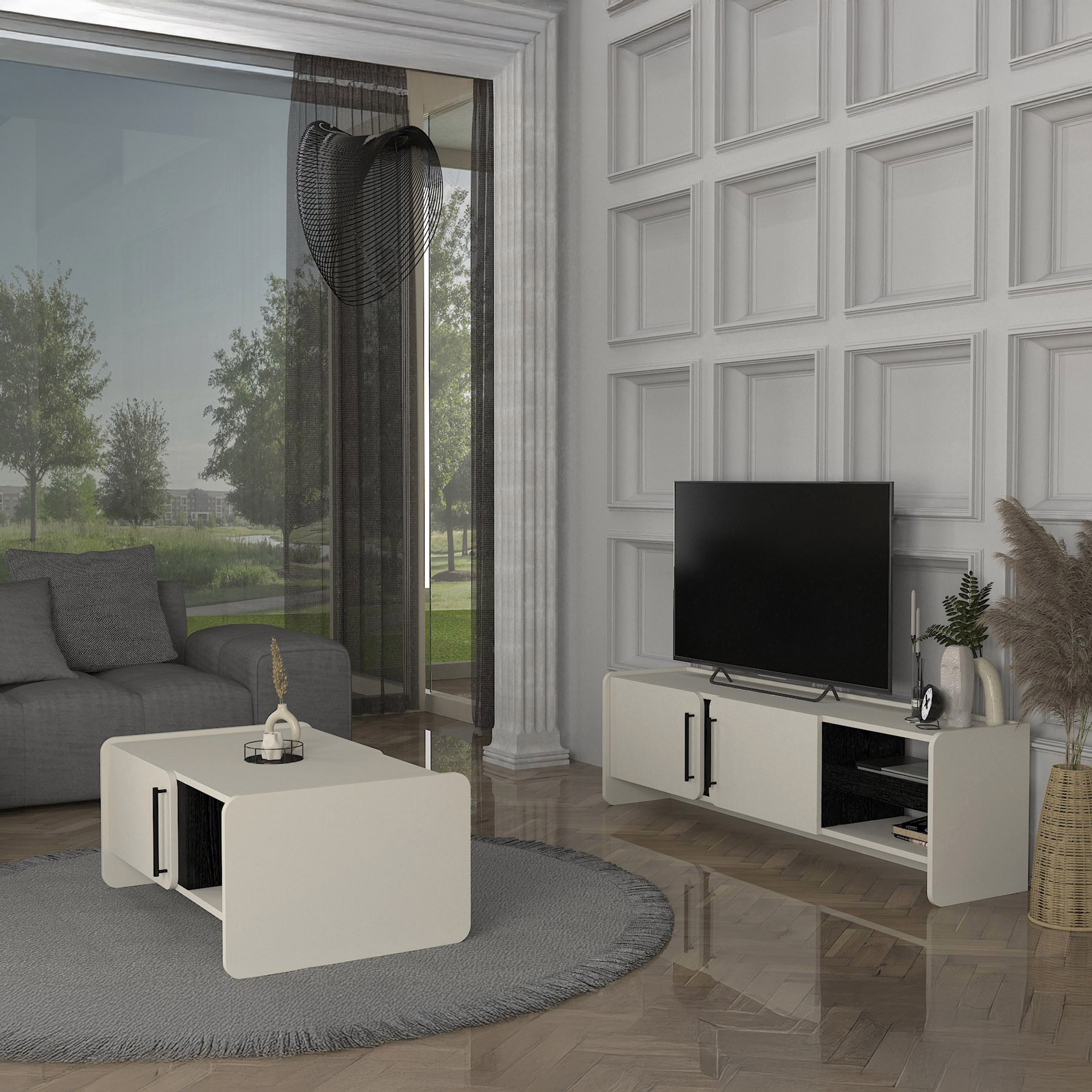Modulix Arlo 1.5 Meter TV Unit for TVs upto 50 inches-hbxlivingroom-mediaunitsandstorage-tvunits-image-5