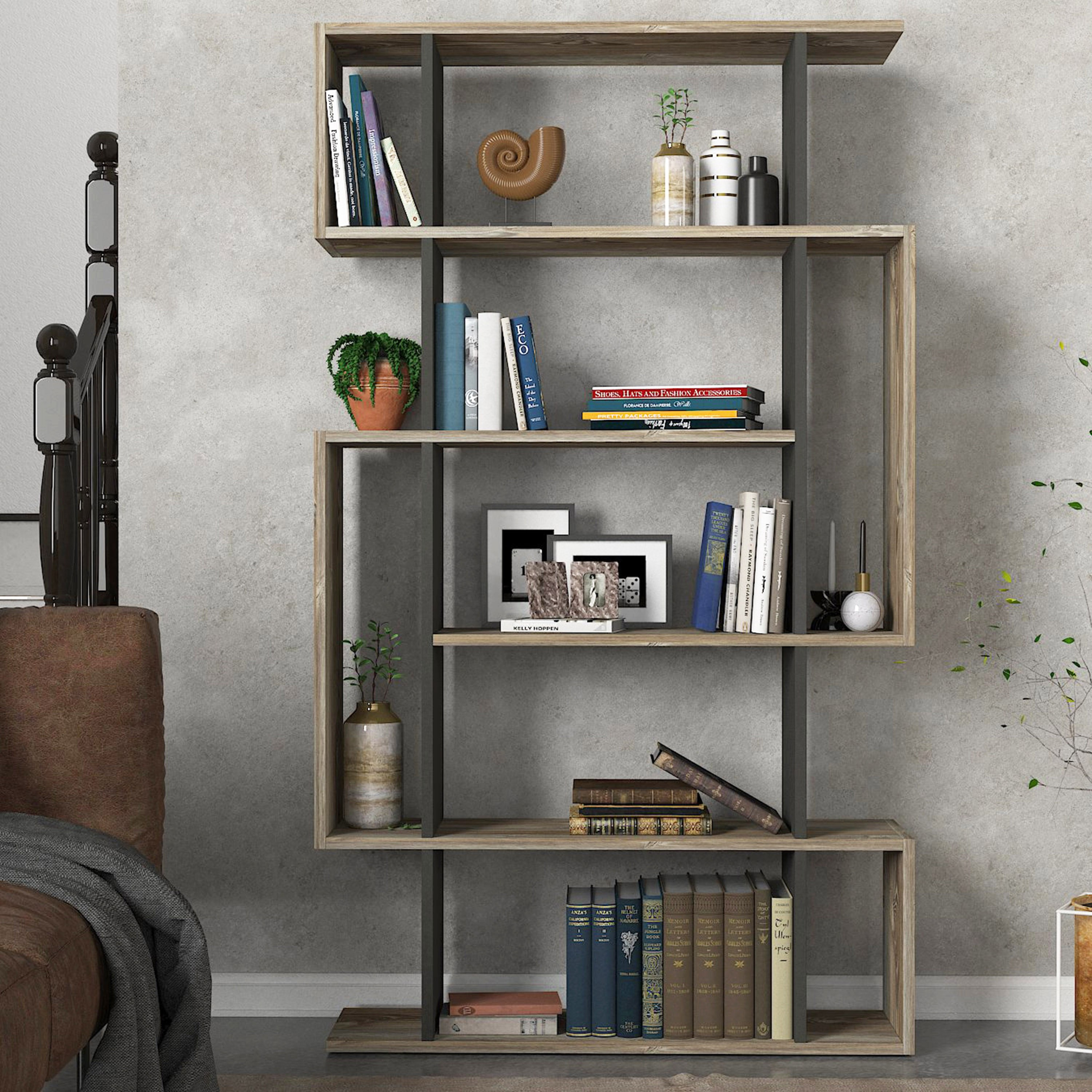 Modulix Block Welda Bookcase-hbxfurniture-office-bookcases-image-1