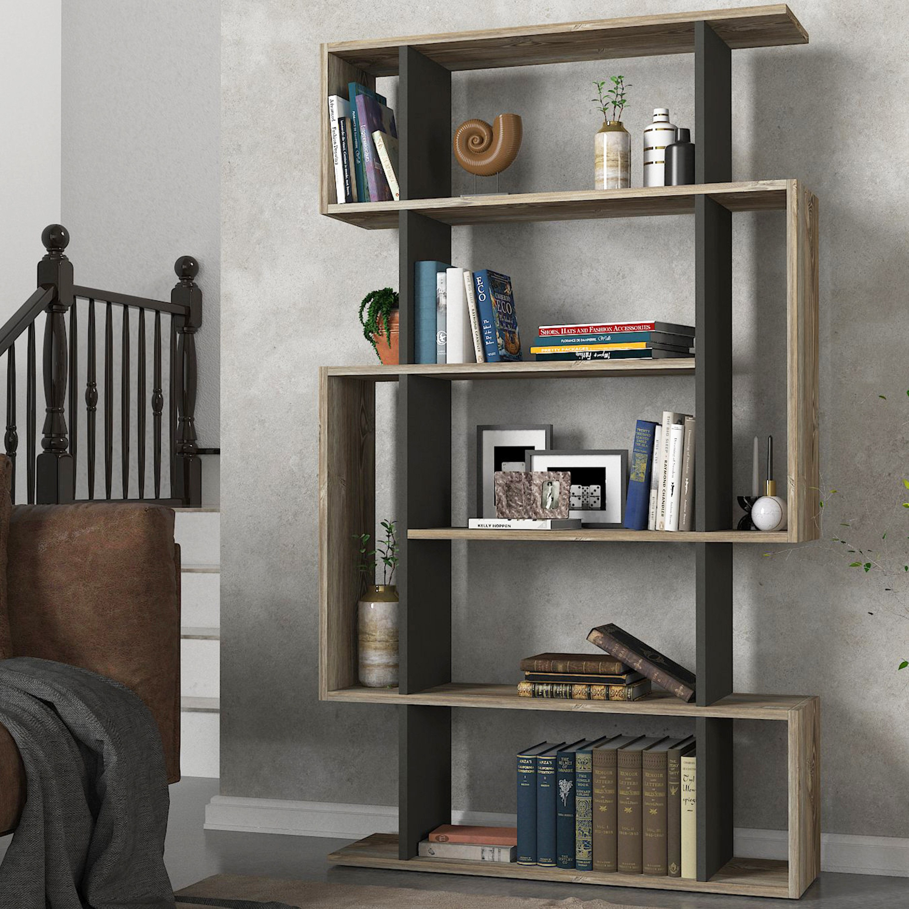 Modulix Block Welda Bookcase-hbxfurniture-office-bookcases-image-2