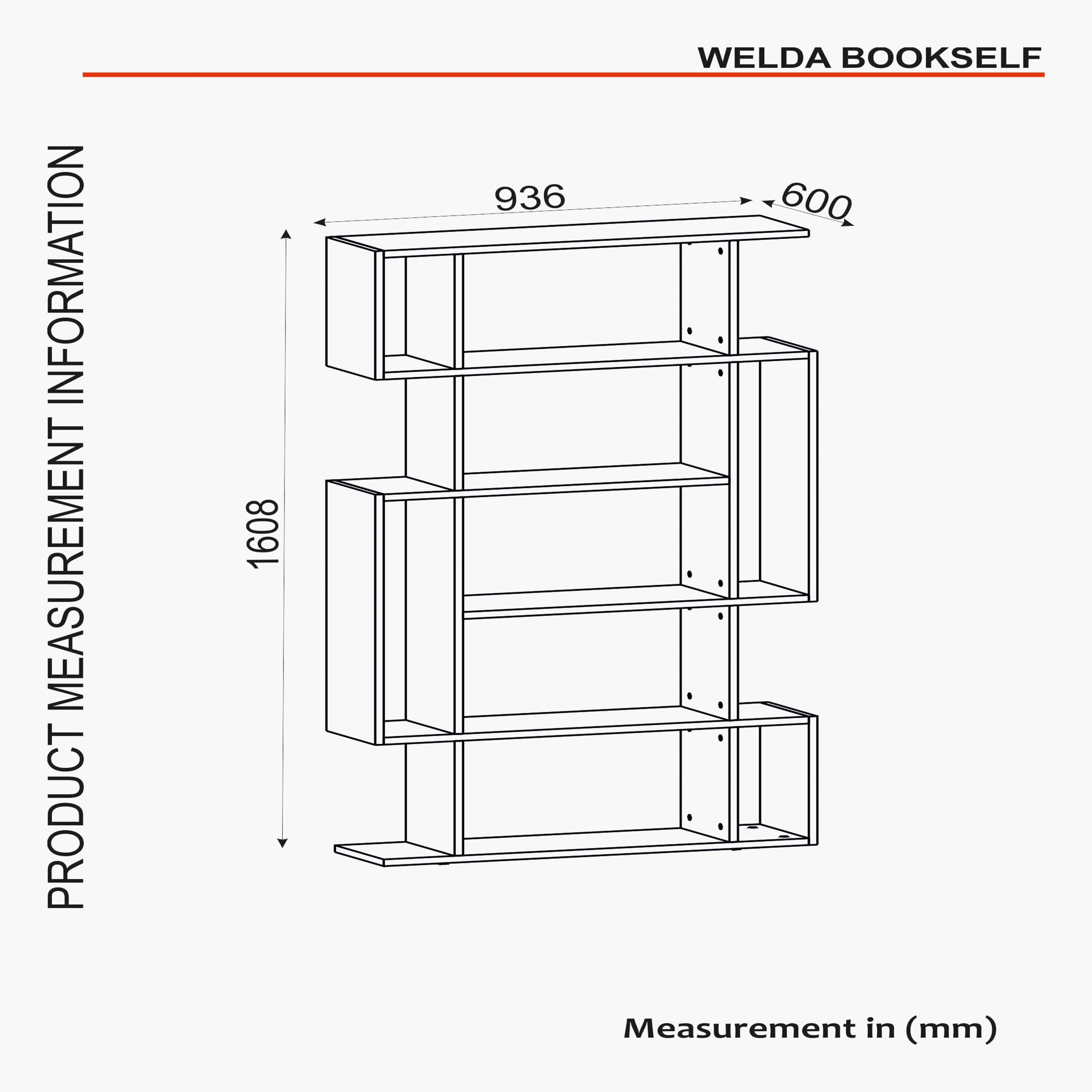 Modulix Block Welda Bookcase-hbxfurniture-office-bookcases-image-5
