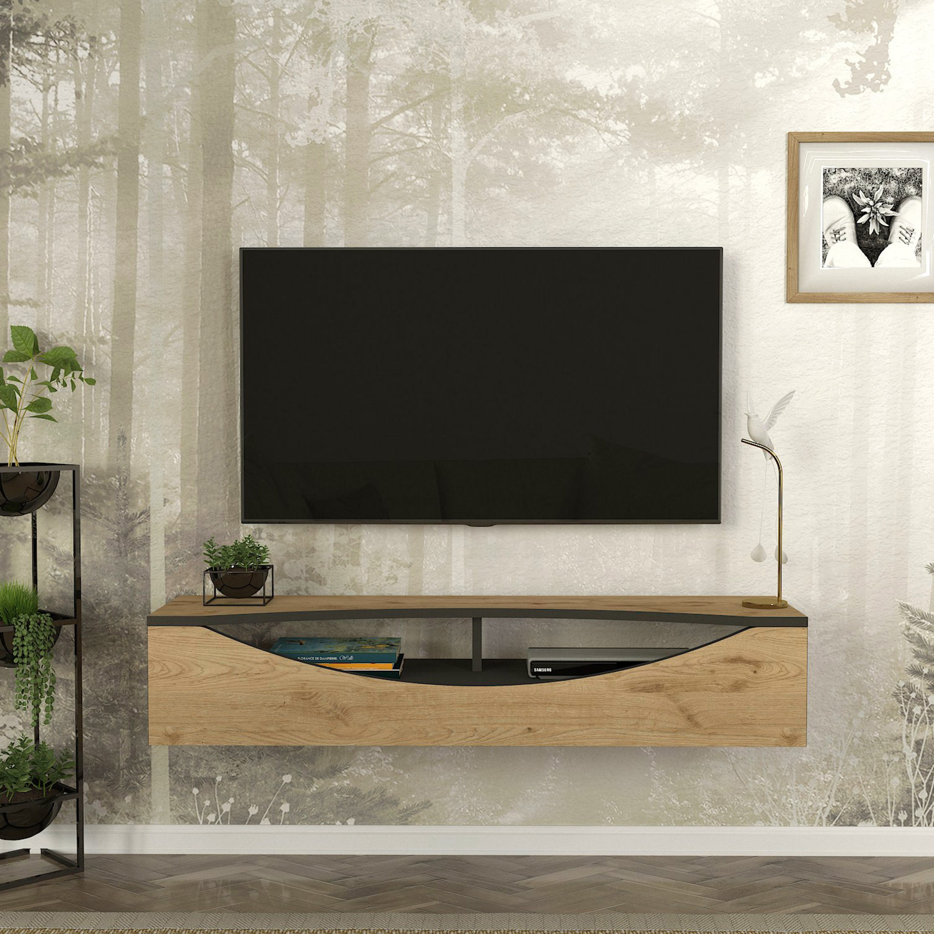 وحدة تلفزيون حتى 50 بوصة 1.2 متر تُثبت على الحائط من مودوليكس جيزة-hbxlivingroom-mediaunitsandstorage-tvunits-image-1