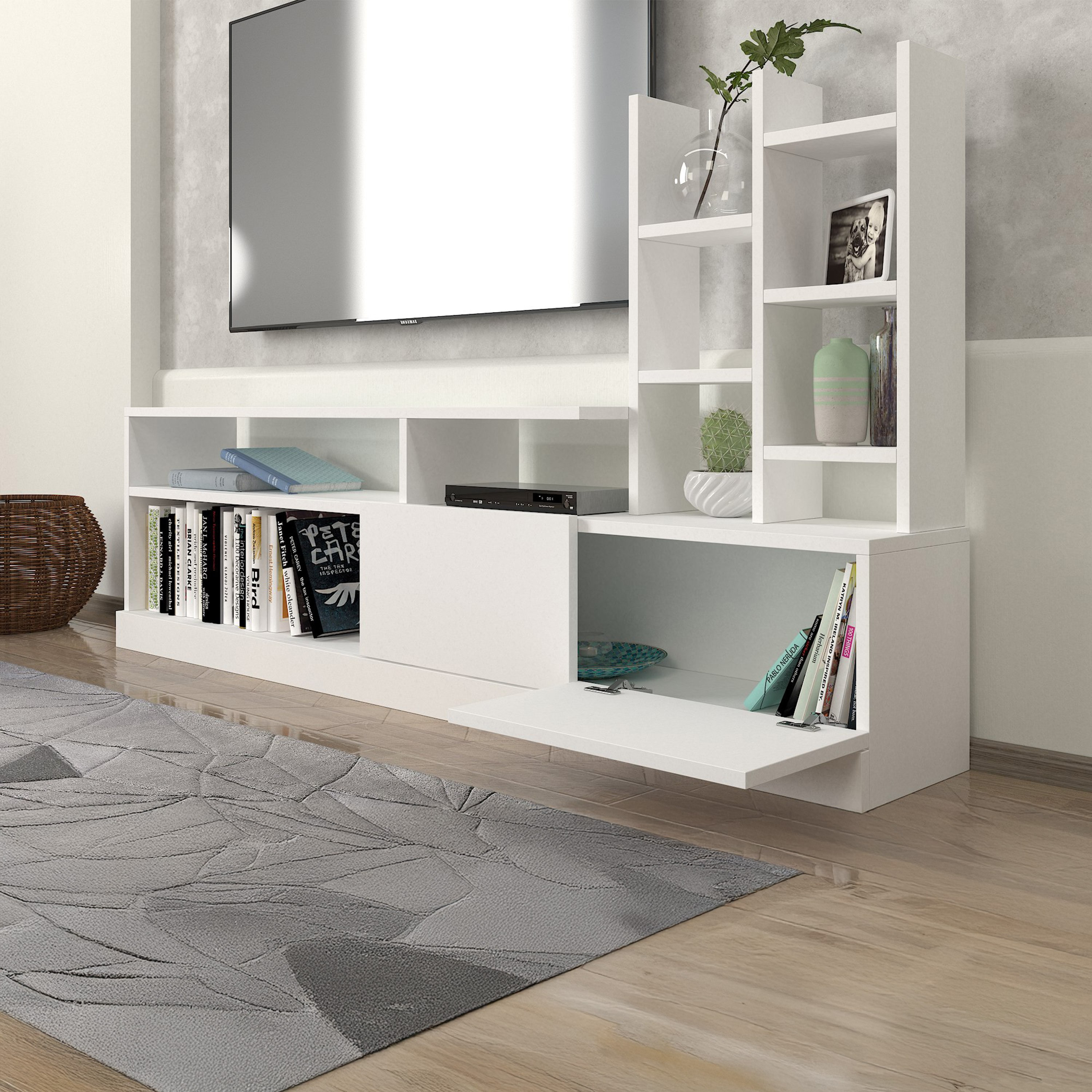 Modulix Milo 1.6 Meter TV Unit for TV upto 55 inches-hbxlivingroom-mediaunitsandstorage-tvunits-image-4
