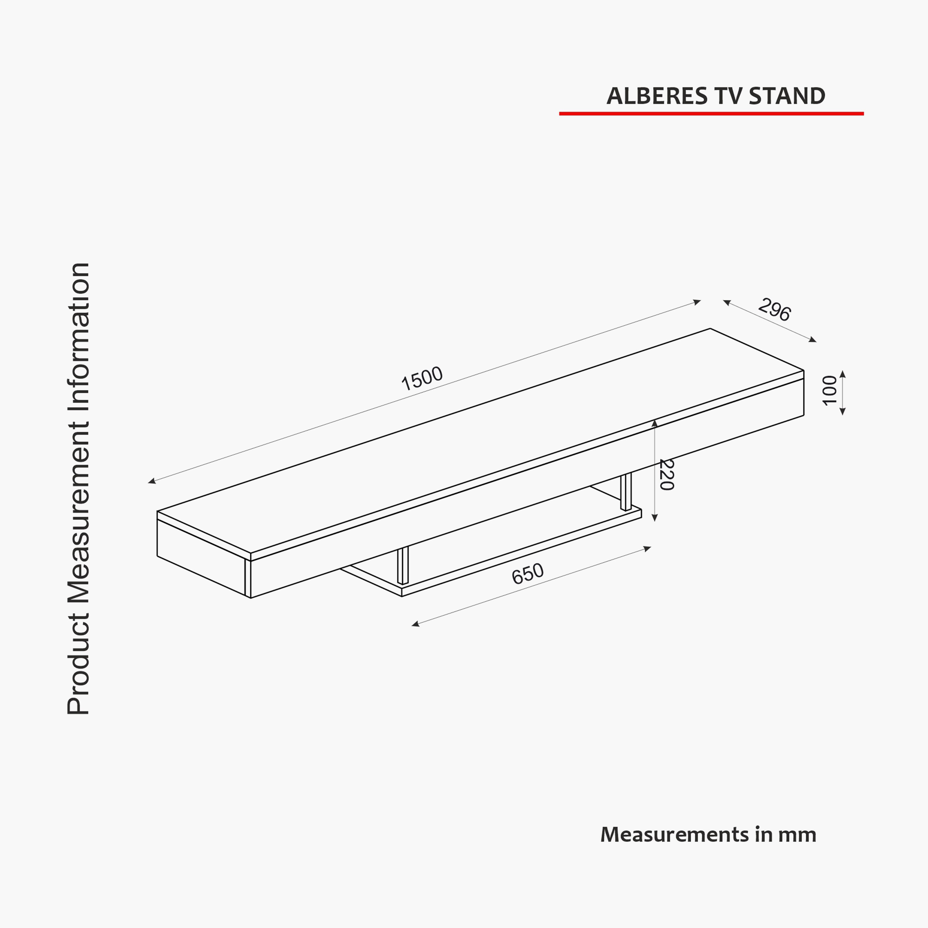 Modulix Alba 1.5 Meter Wall Mounted TV Unit with LED for TVs upto 65 inches-hbxlivingroom-mediaunitsandstorage-tvunits-image-10