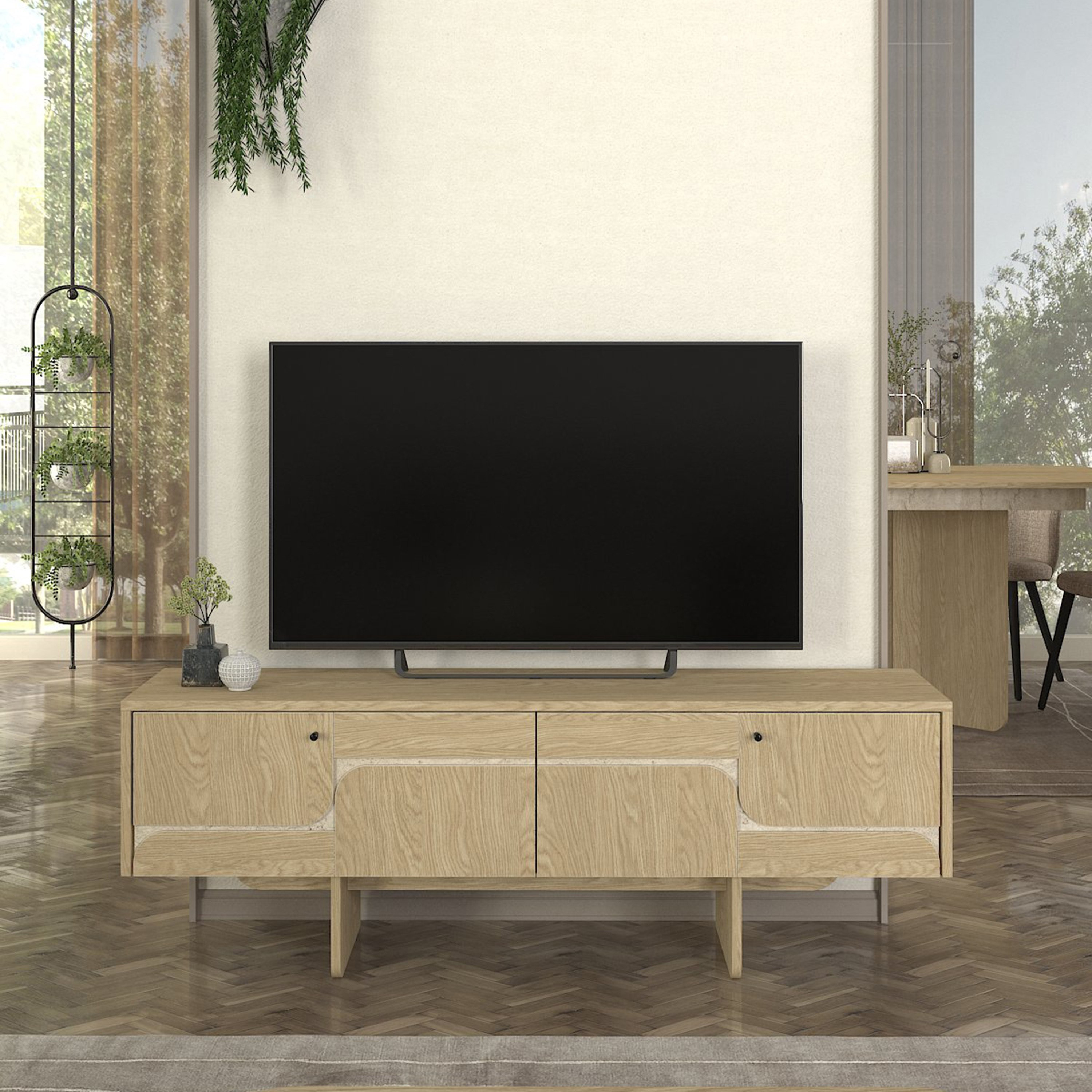 Modulix Lava 1.5 Meter TV Unit for TVs upto 65 inches-hbxlivingroom-mediaunitsandstorage-tvunits-image-1