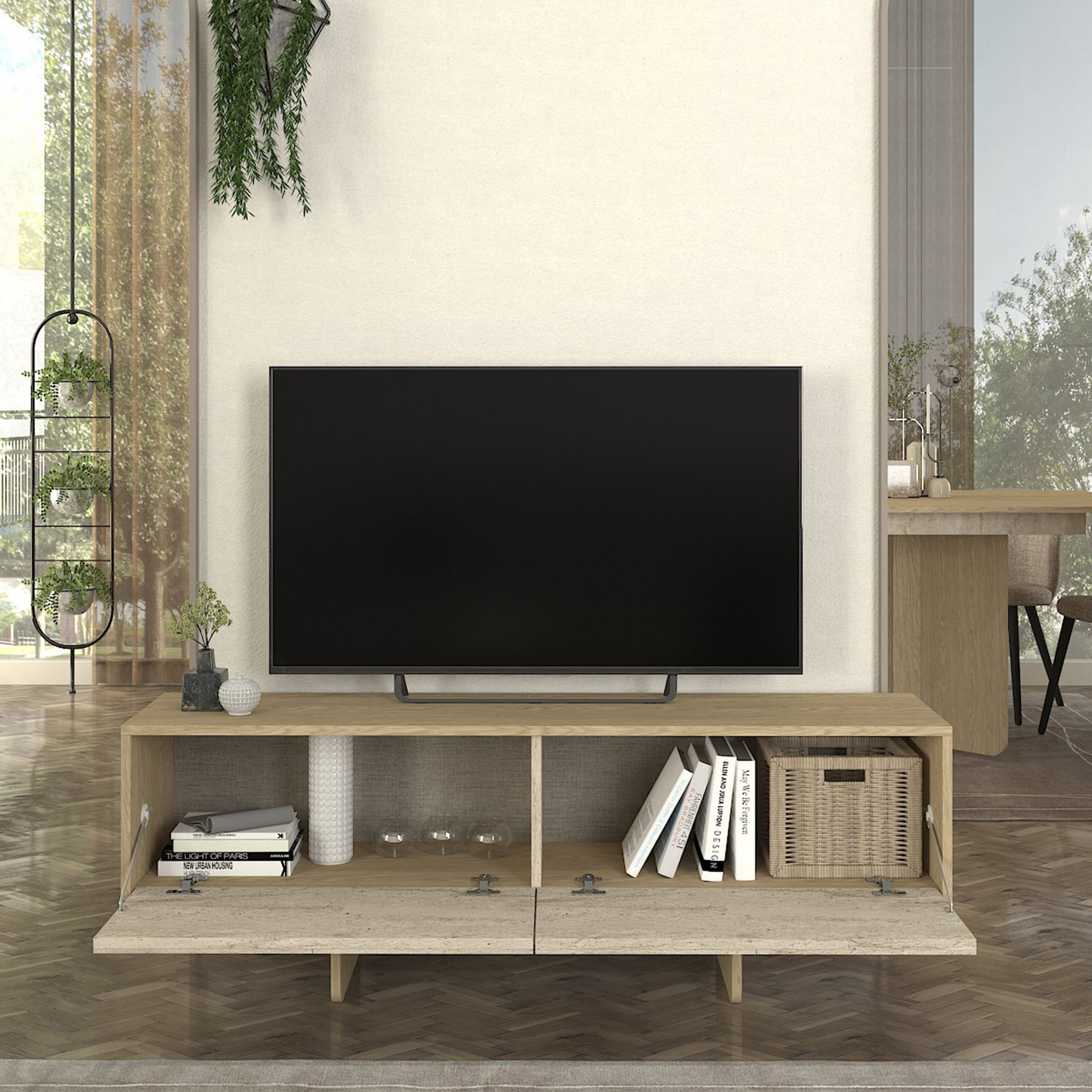 Modulix Lava 1.5 Meter TV Unit for TVs upto 65 inches-hbxlivingroom-mediaunitsandstorage-tvunits-image-3