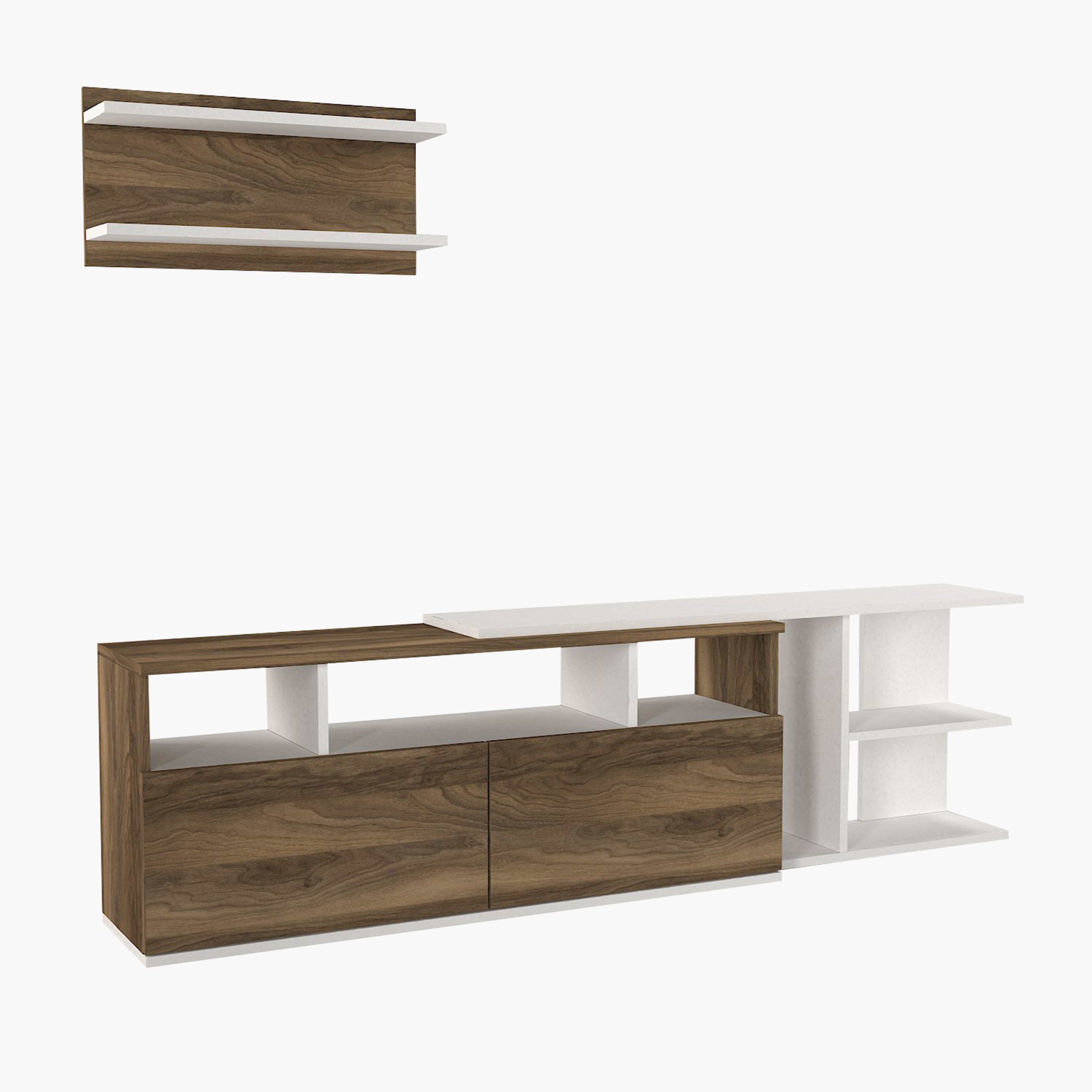 Modulix Aspin 1.8 Meter 1-Door TV Unit with Wall Mounted Shelf for TVs upto 70 inches-hbxlivingroom-mediaunitsandstorage-tvunits-image-4