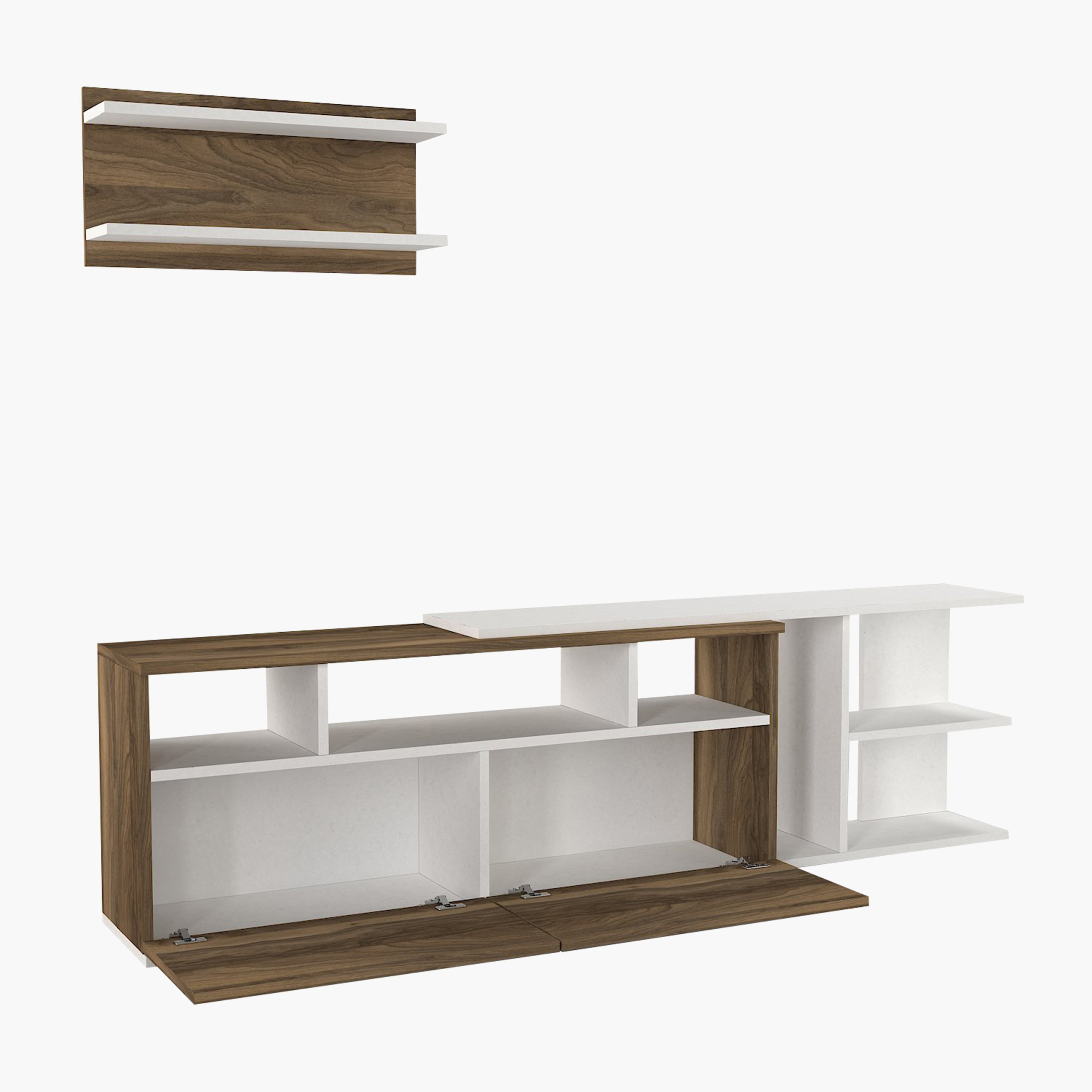 Modulix Aspin 1.8 Meter 1-Door TV Unit with Wall Mounted Shelf for TVs upto 70 inches-hbxlivingroom-mediaunitsandstorage-tvunits-image-5