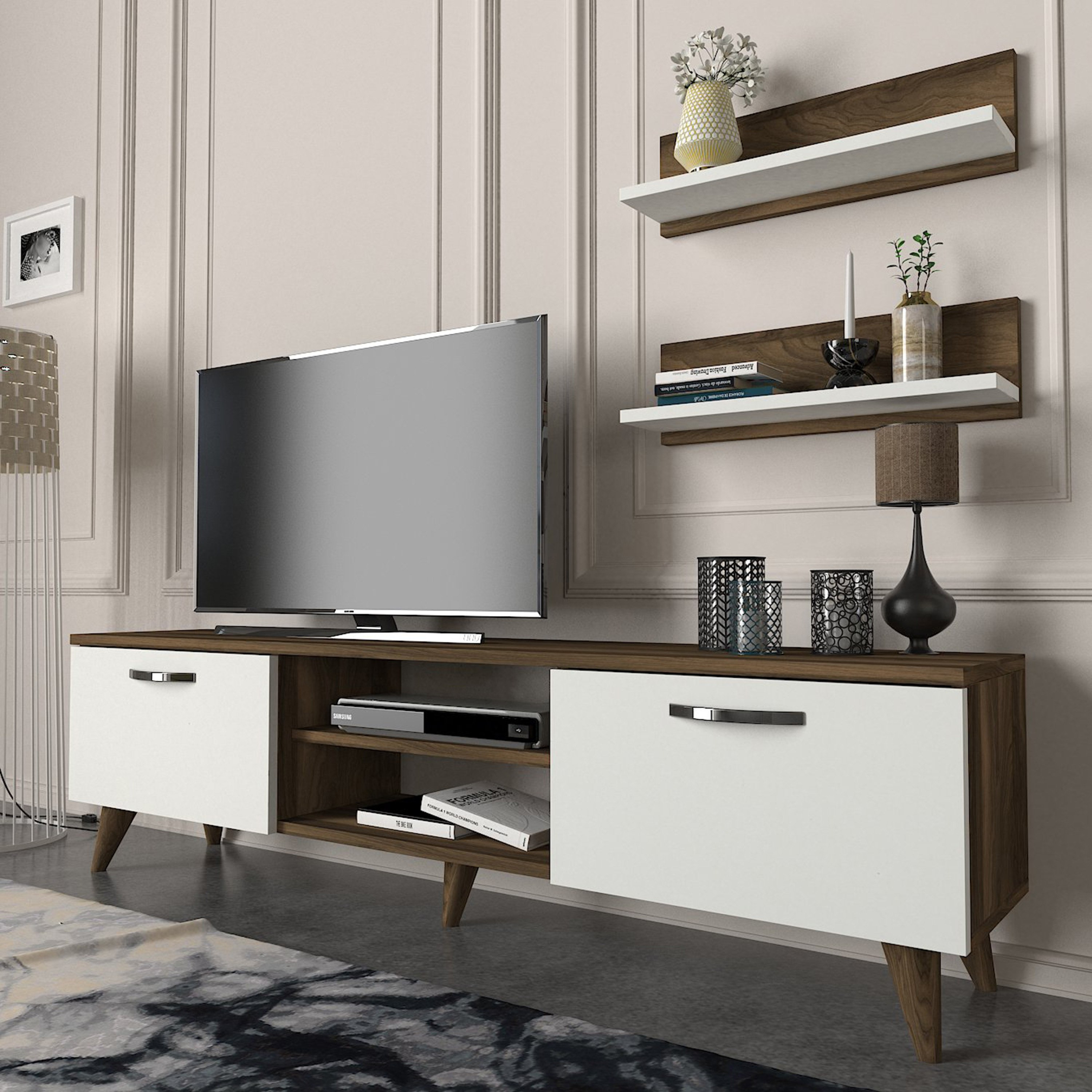 وحدة تلفزيون حتى 65 بوصة 1.5 متر ببابين ورف يُثبت على الحائط من مودوليكس آيدن-hbxlivingroom-mediaunitsandstorage-tvunits-image-7