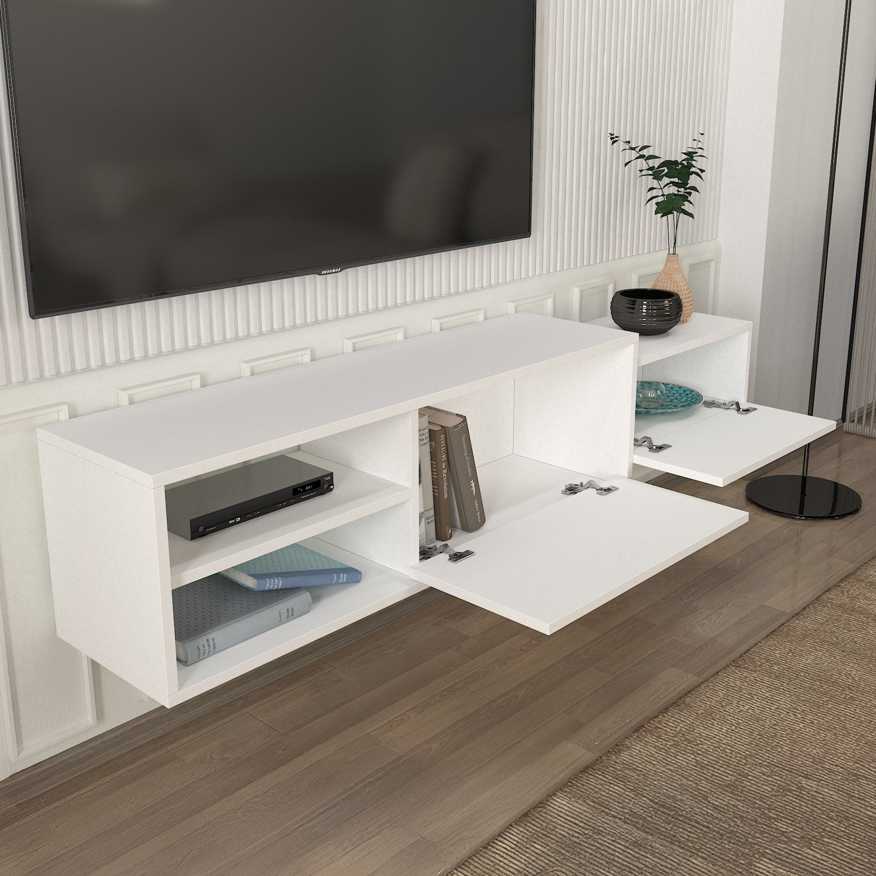 وحدة تلفزيون مثبتة على الحائط 1.6 متر للتلفزيونات حتى 75 بوصة ديون من موديوليكس-hbxlivingroom-mediaunitsandstorage-tvunits-image-4