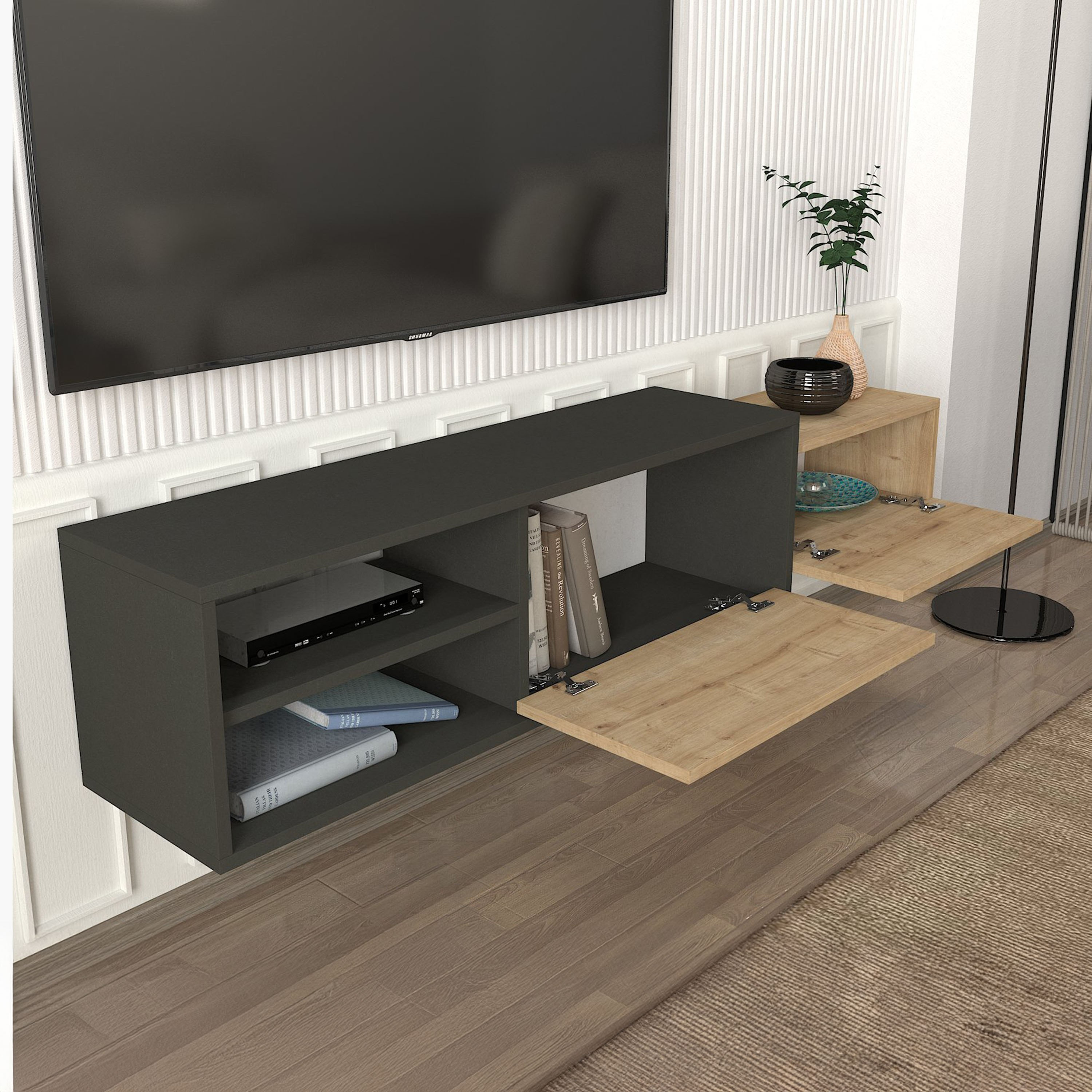 وحدة تلفزيون تُثبت على الحائط من مودوليكس ديون-hbxlivingroom-mediaunitsandstorage-tvunits-image-4