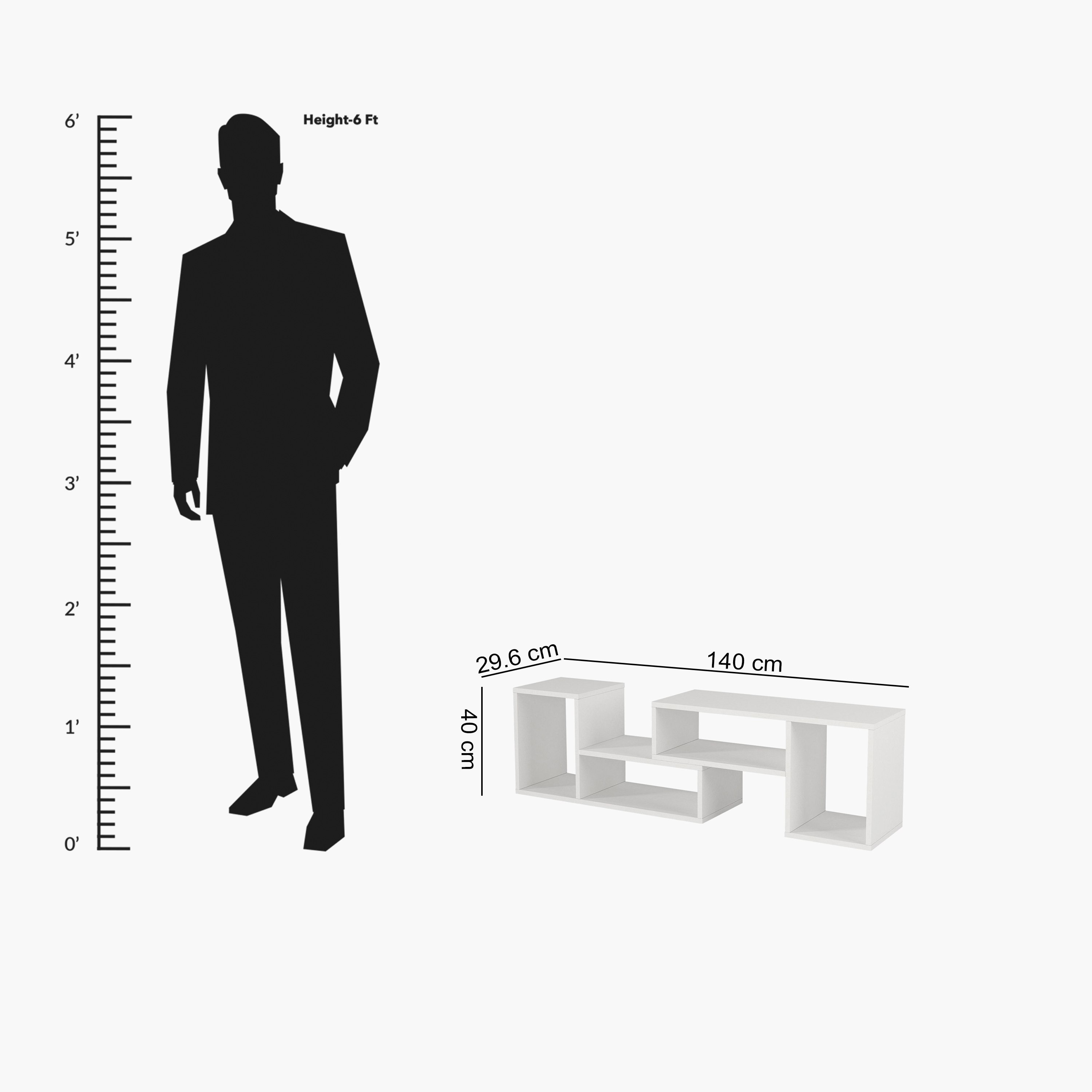 Modulix Column 1.4 Meter TV Unit for TV upto 50 inches-hbxlivingroom-mediaunitsandstorage-tvunits-image-11