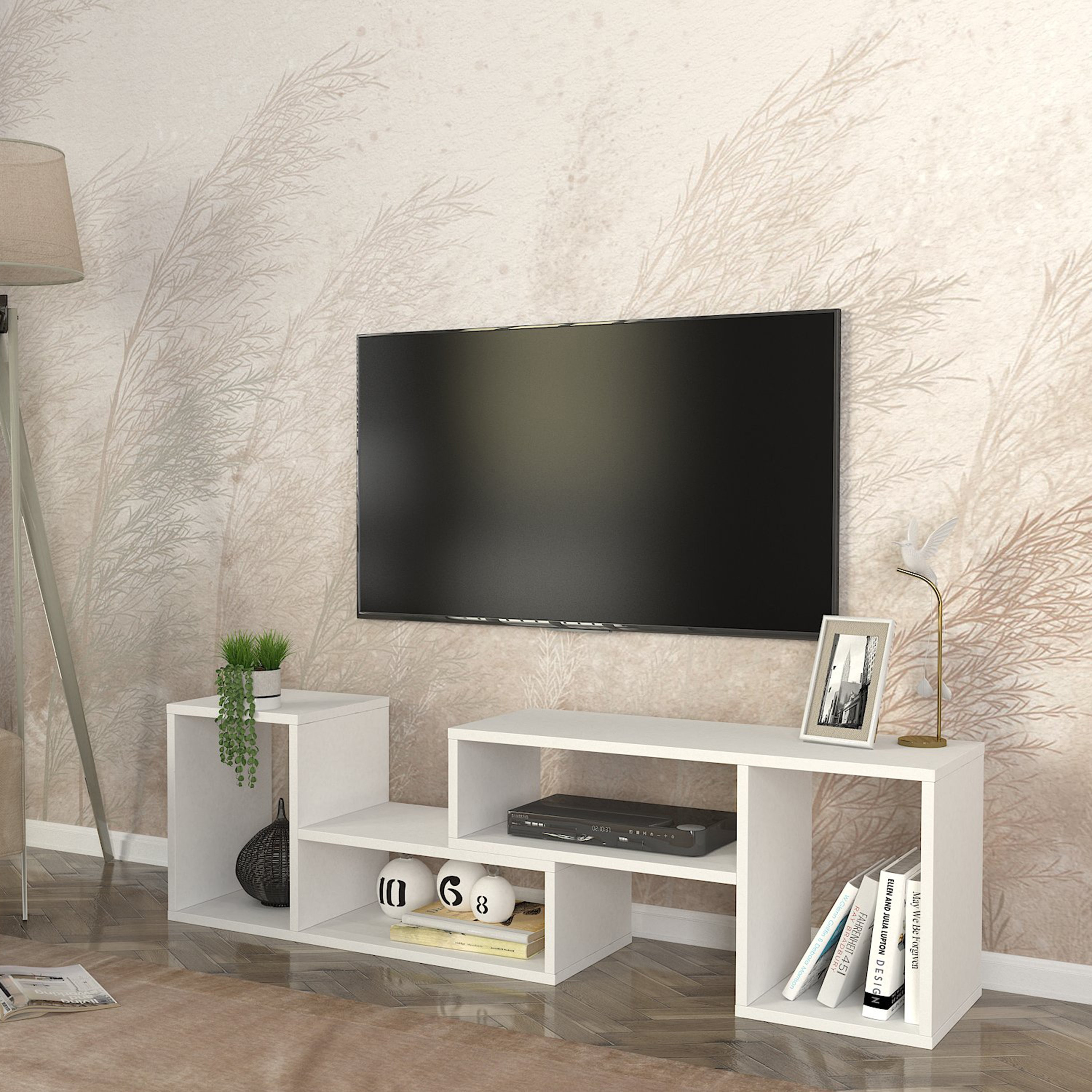 Modulix Column 1.4 Meter TV Unit for TV upto 50 inches-hbxlivingroom-mediaunitsandstorage-tvunits-image-3
