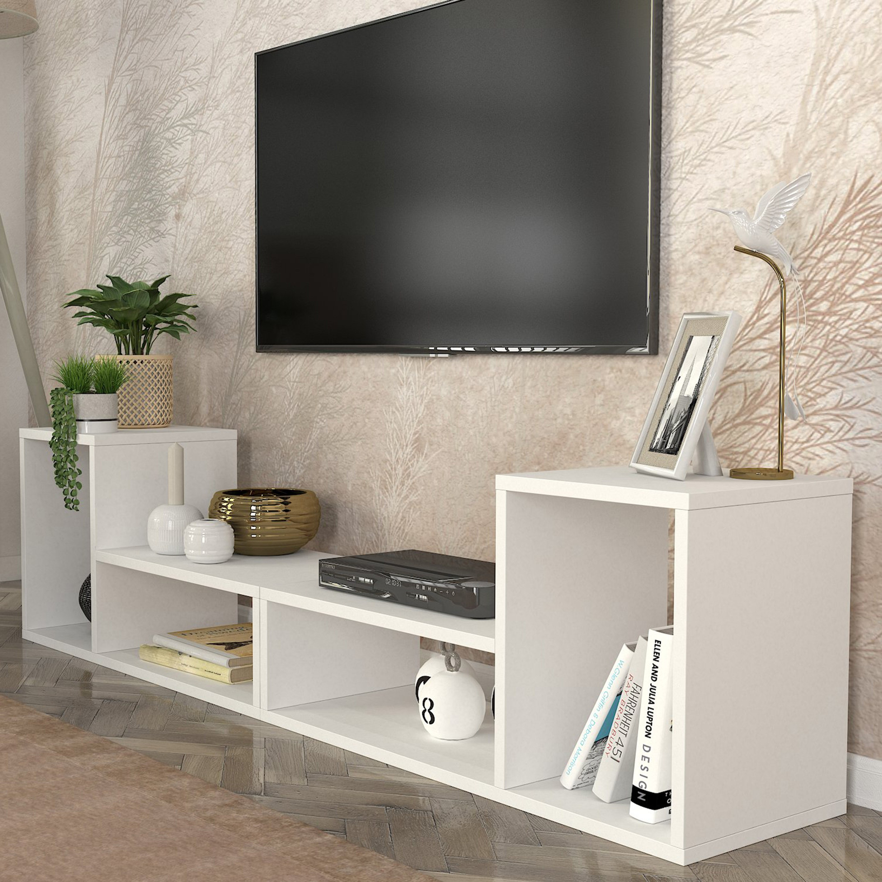Modulix Column 1.4 Meter TV Unit for TV upto 50 inches-hbxlivingroom-mediaunitsandstorage-tvunits-image-4