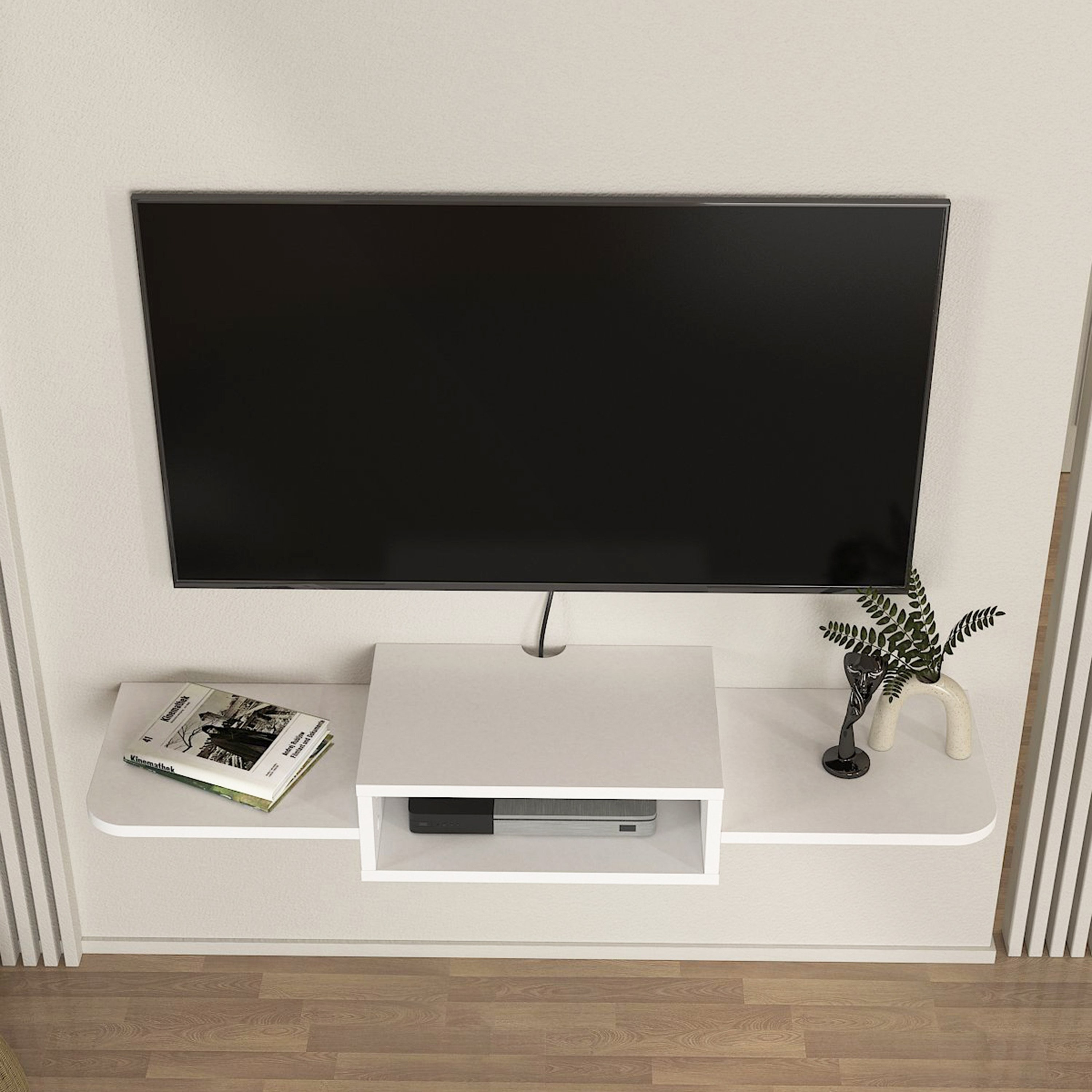 وحدة تلفزيون مثبتة على الحائط 1.2 متر للتلفزيونات حتى 75 بوصة توبي من موديوليكس-hbxlivingroom-mediaunitsandstorage-tvunits-image-4