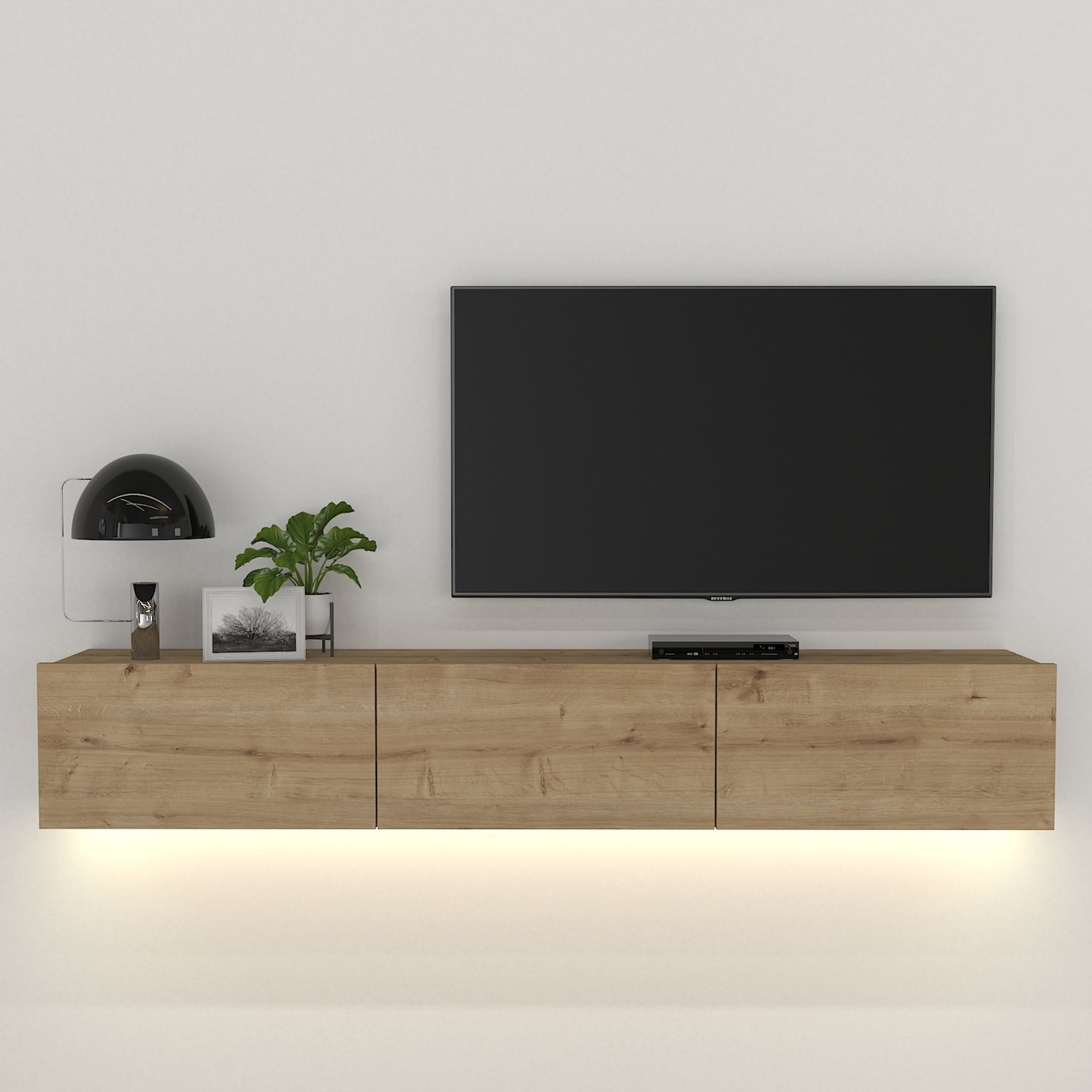 وحدة تلفزيون حتى 70 بوصة 1.8 متر تُثبت على الحائط بإضاءة ليد من مودوليكس دالاس-hbxlivingroom-mediaunitsandstorage-tvunits-image-7