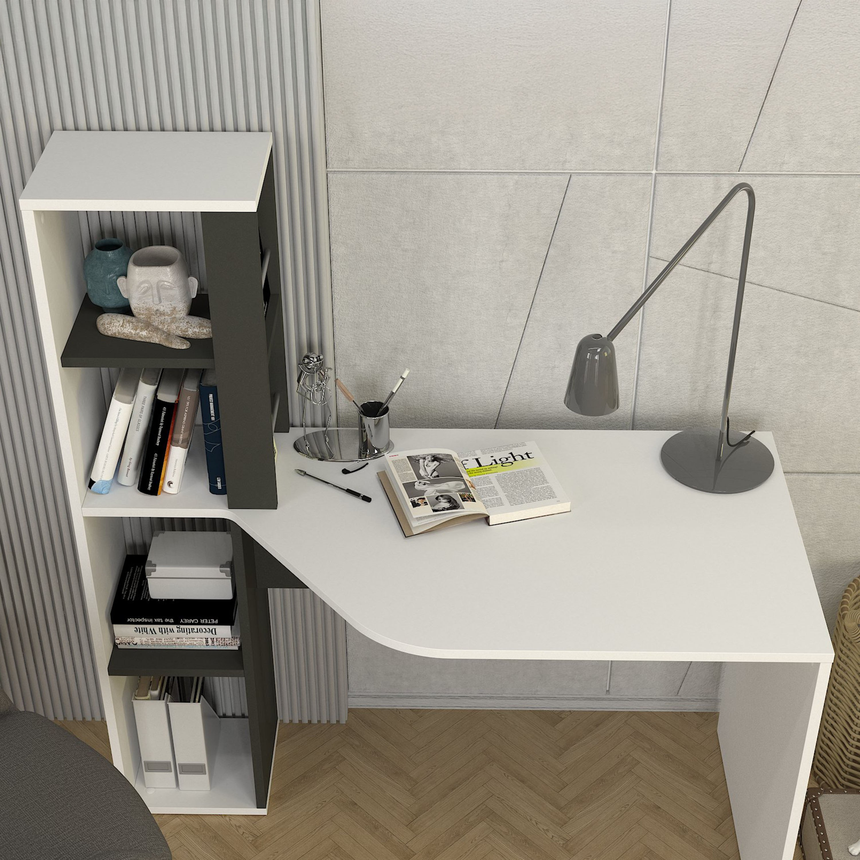 Modulix Ester Study Desk with Bookcase-hbxfurniture-office-desks-image-3