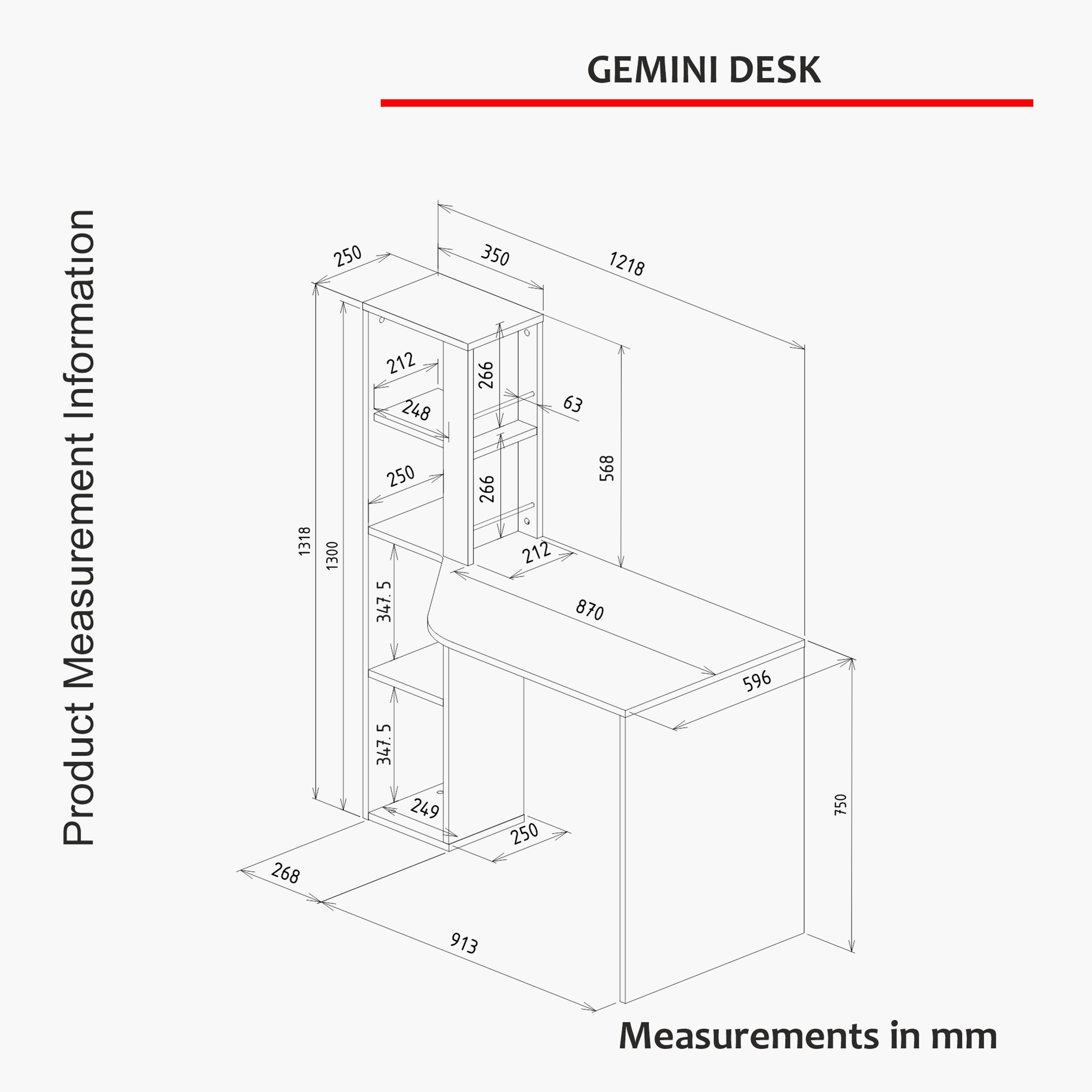 Modulix Ester Study Desk with Bookcase-hbxfurniture-office-desks-image-9