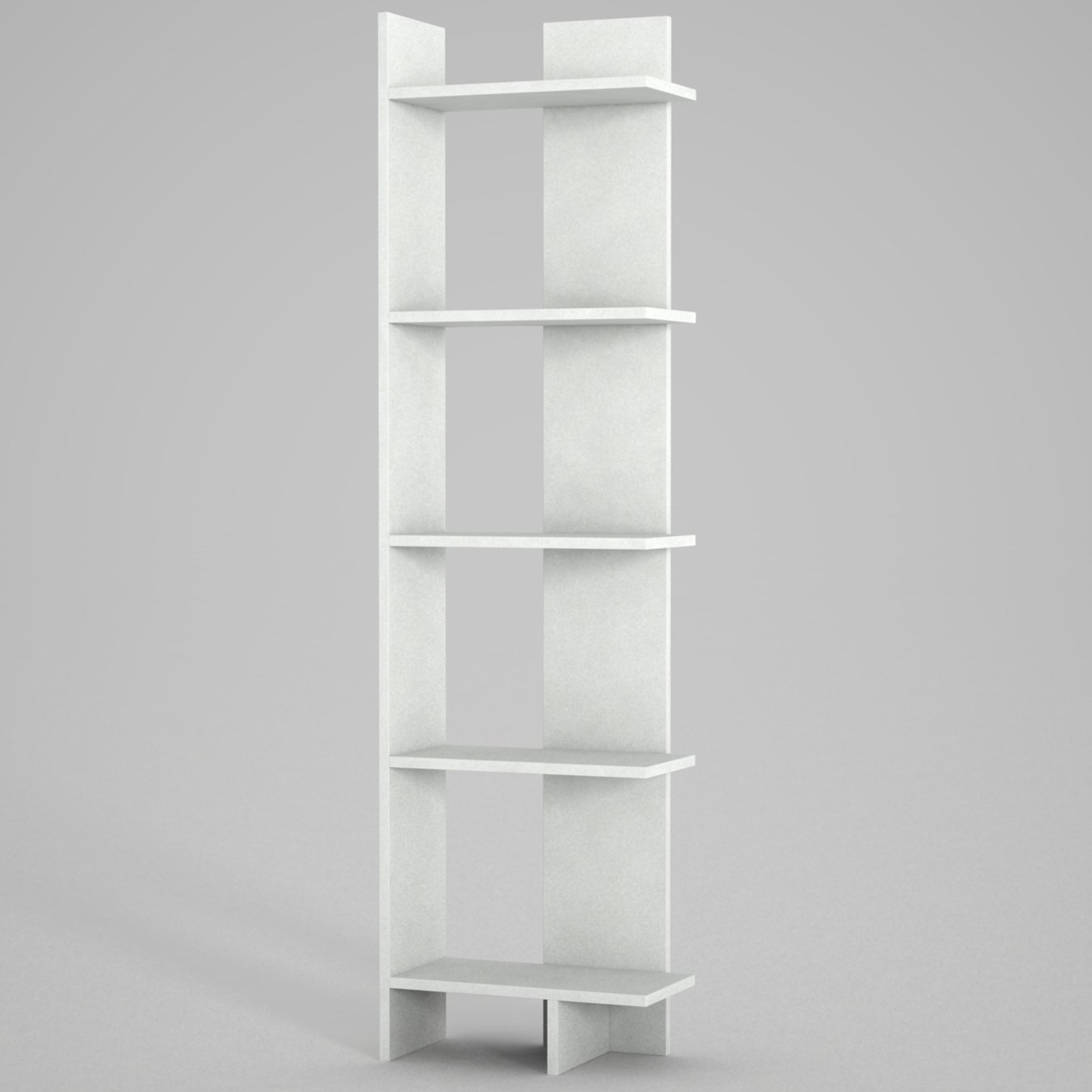 خزانة كتب 5 مستويات من مودوليكس بيرلا-hbxfurniture-office-bookcases-image-3