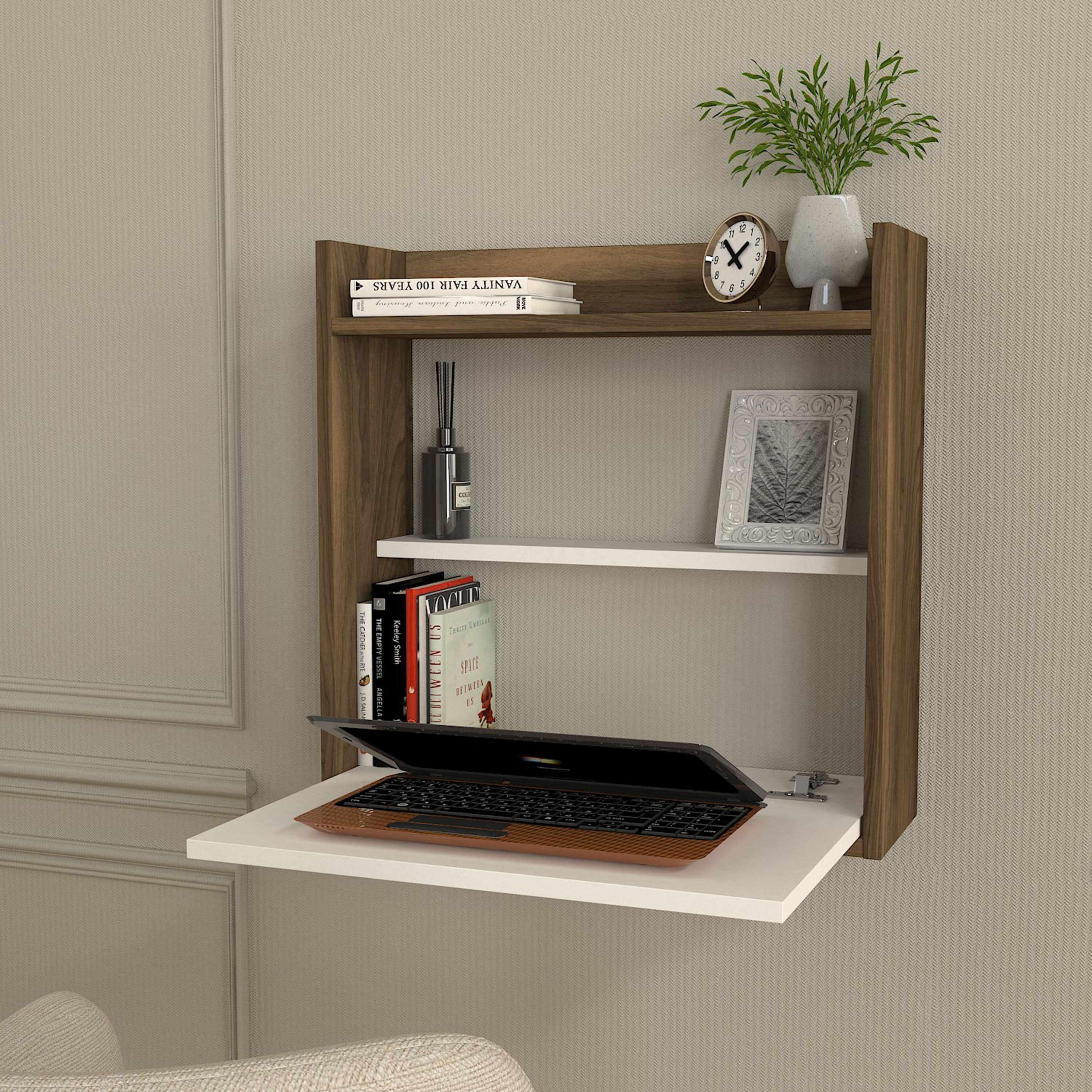 Modulix Kiosk Laptop Wall Mounted Desk-hbxfurniture-office-desks-image-1