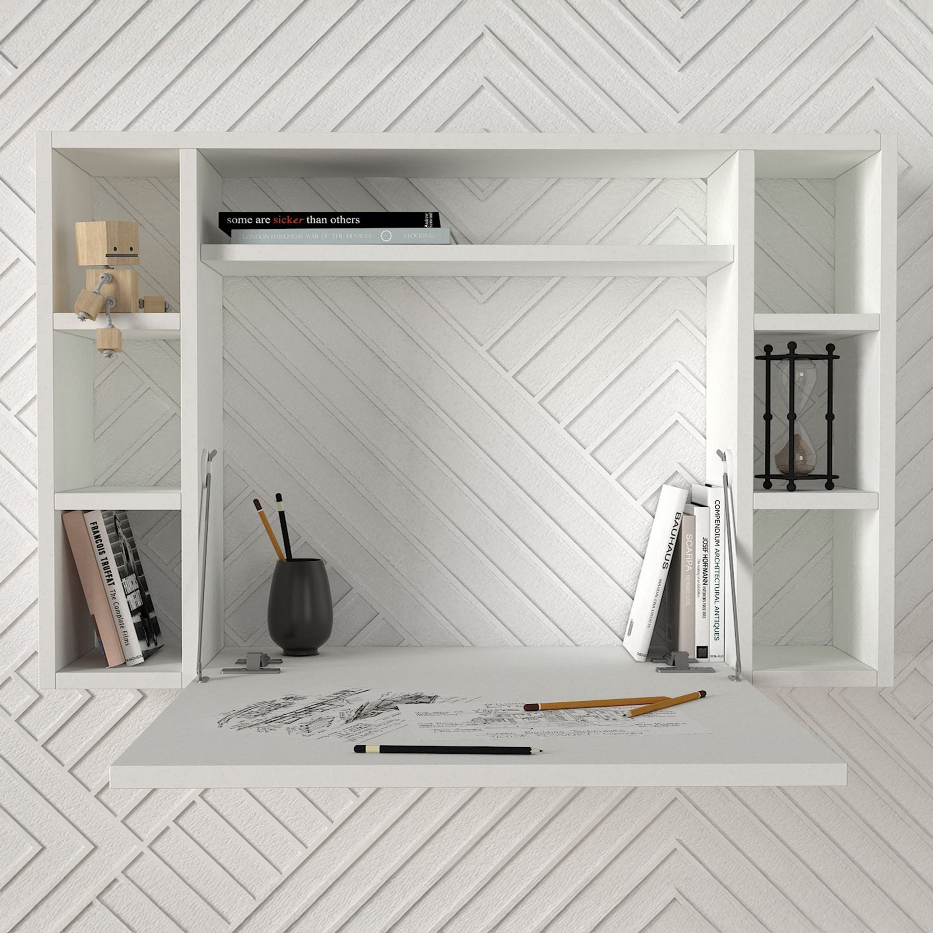 مكتب دراسة برف يُثبت على الحائط من مودوليكس كيوسك-hbxfurniture-office-desks-image-3