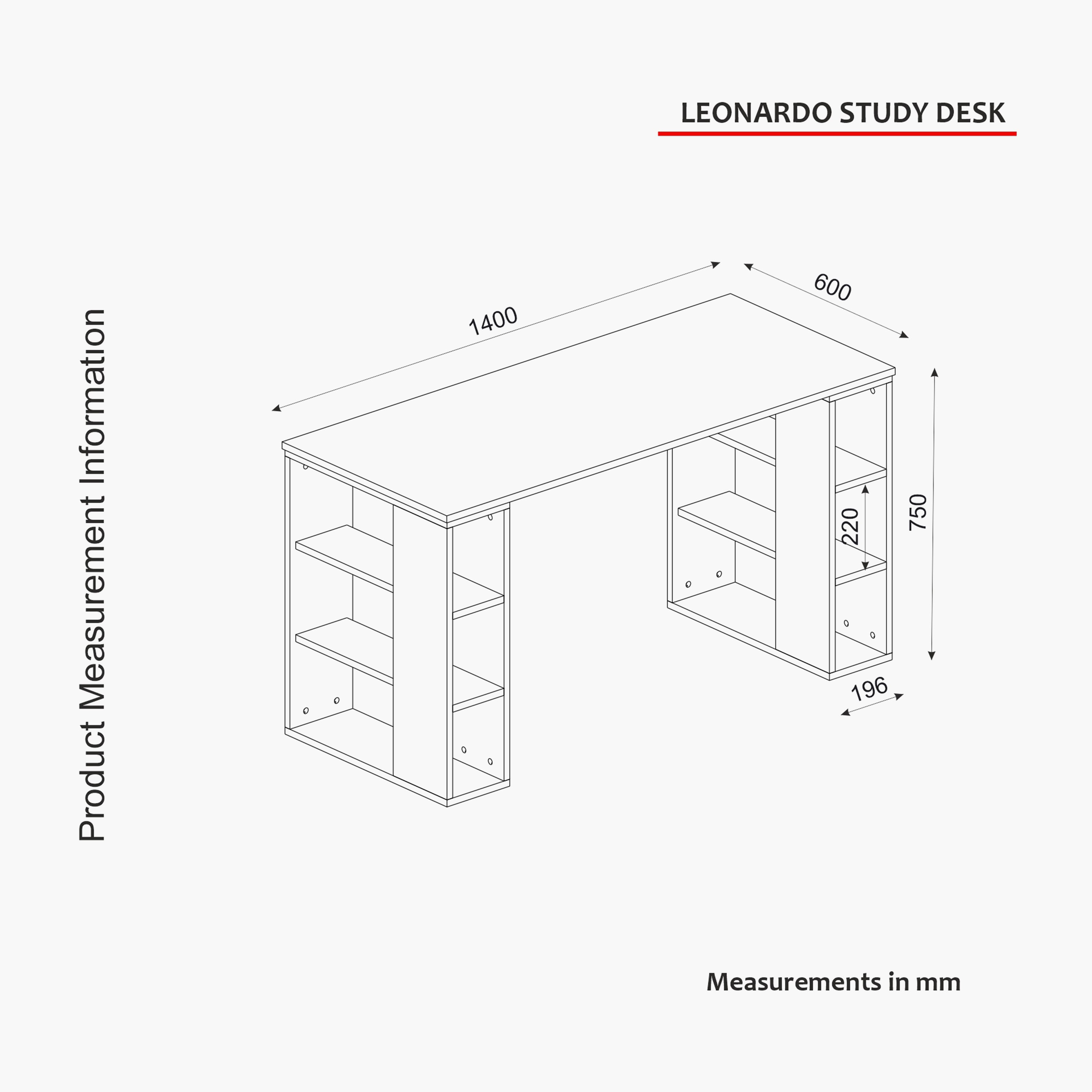 مكتب دراسة مع خزانة كتب من مودوليكس ليوناردو-hbxfurniture-office-desks-image-7