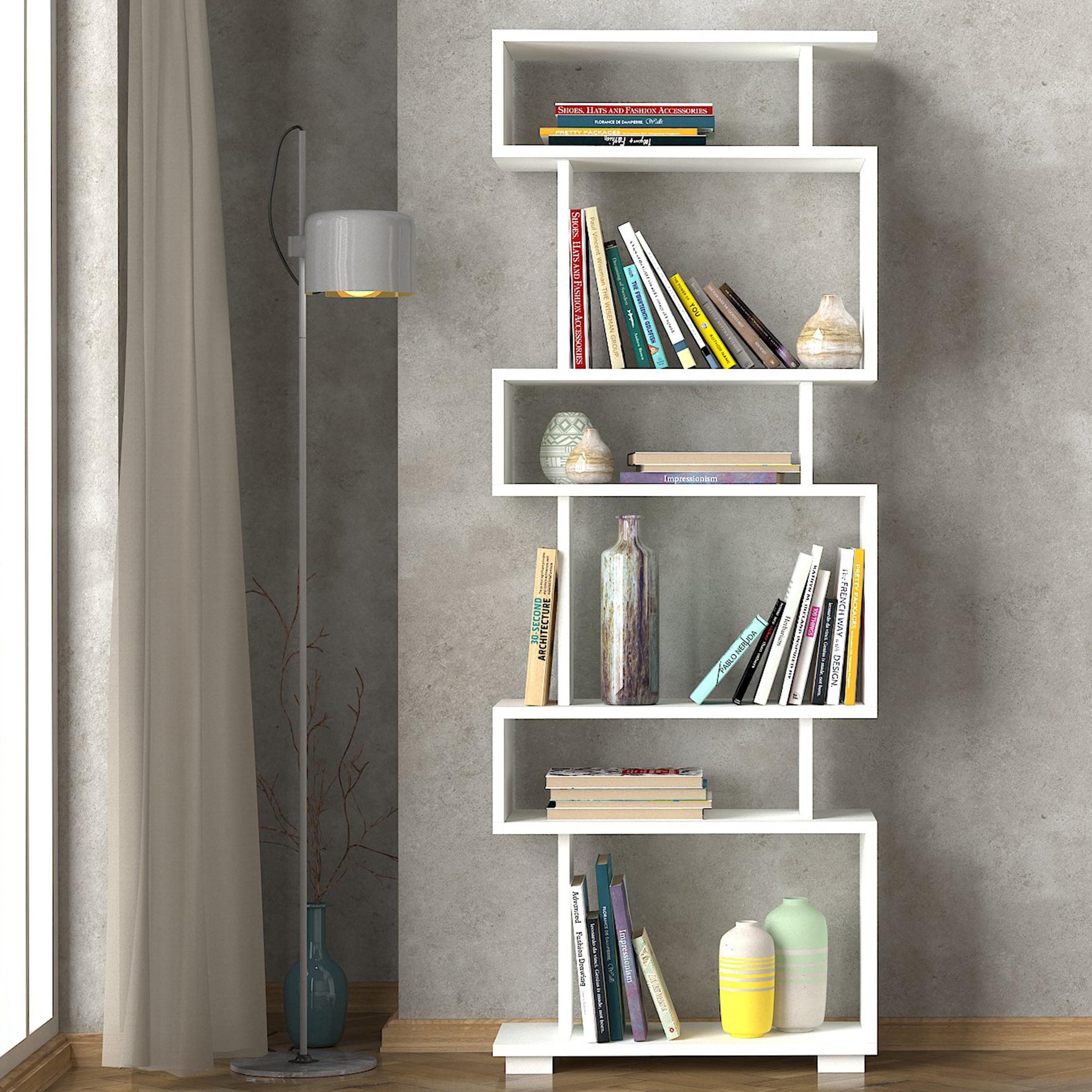 خزانة كتب بتصميم متعرج ضيّق من مودوليكس بلوك-hbxfurniture-office-bookcases-image-1