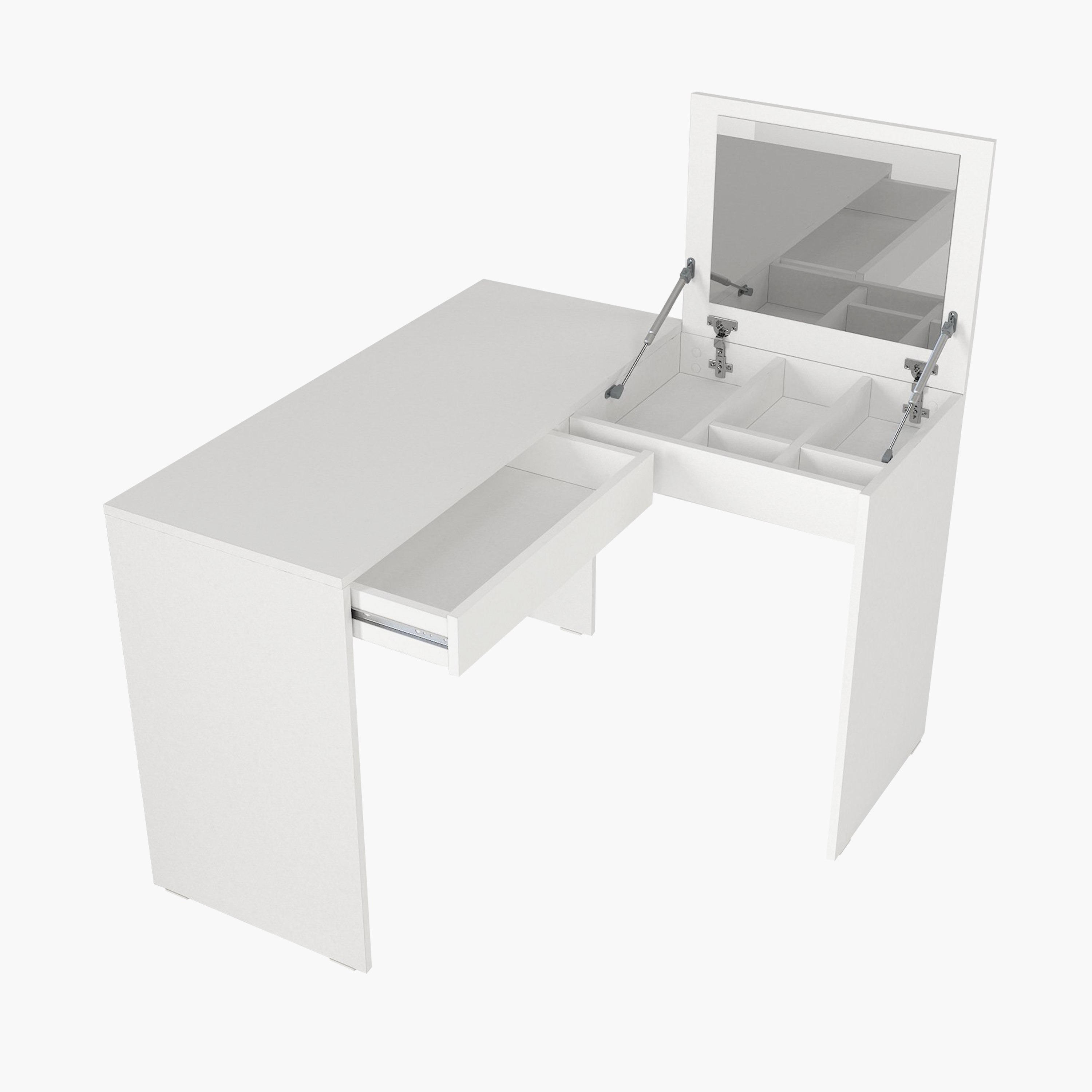 Modulix Column Vanity Make Up Table with Mirror-hbxfurniture-bedroom-dressersandmirrors-image-5