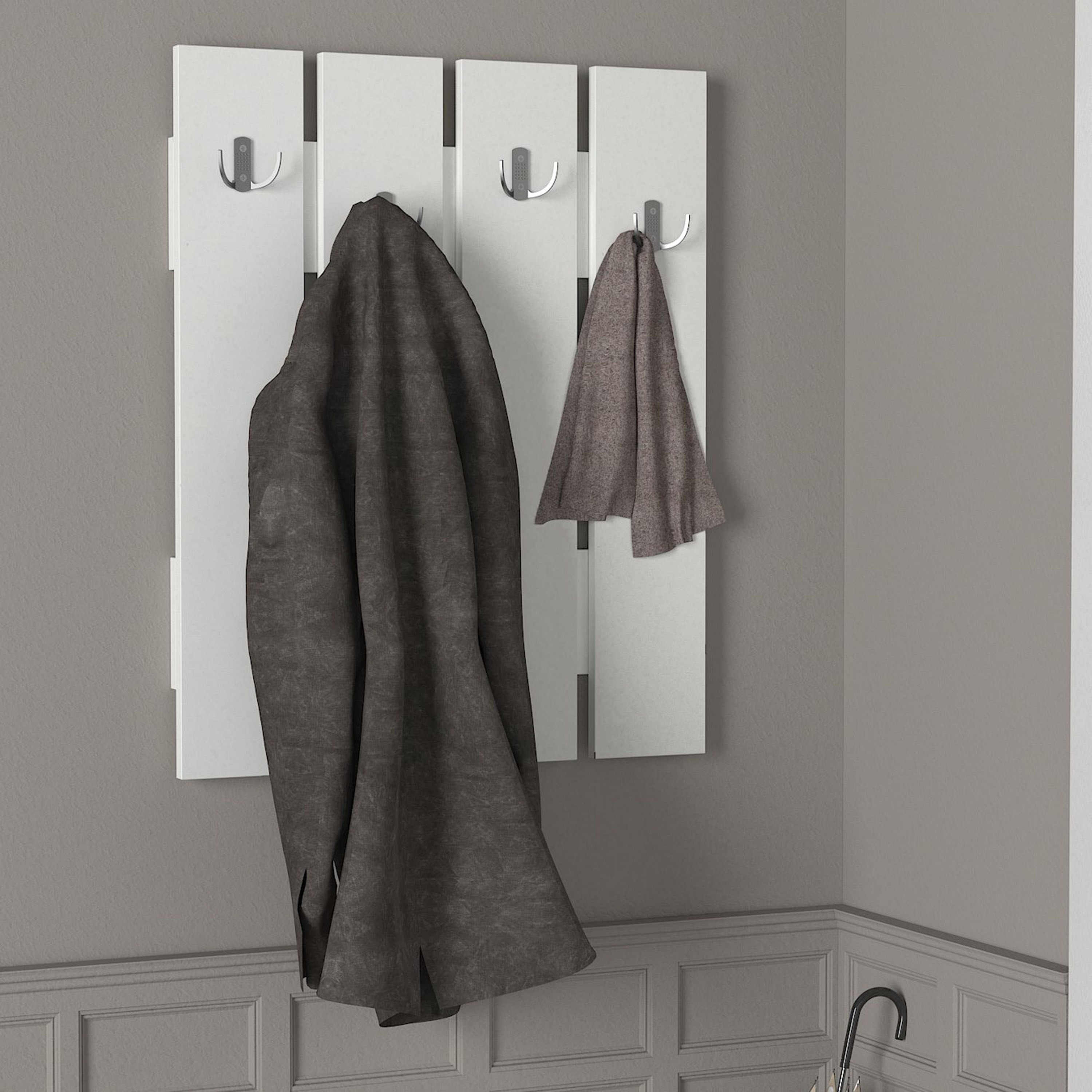علّاقة معاطف تثبت على الحائط بأرفف من مودوليكس ديلا-hbxfurniture-mediaunitsandstorage-wallshelves-image-1