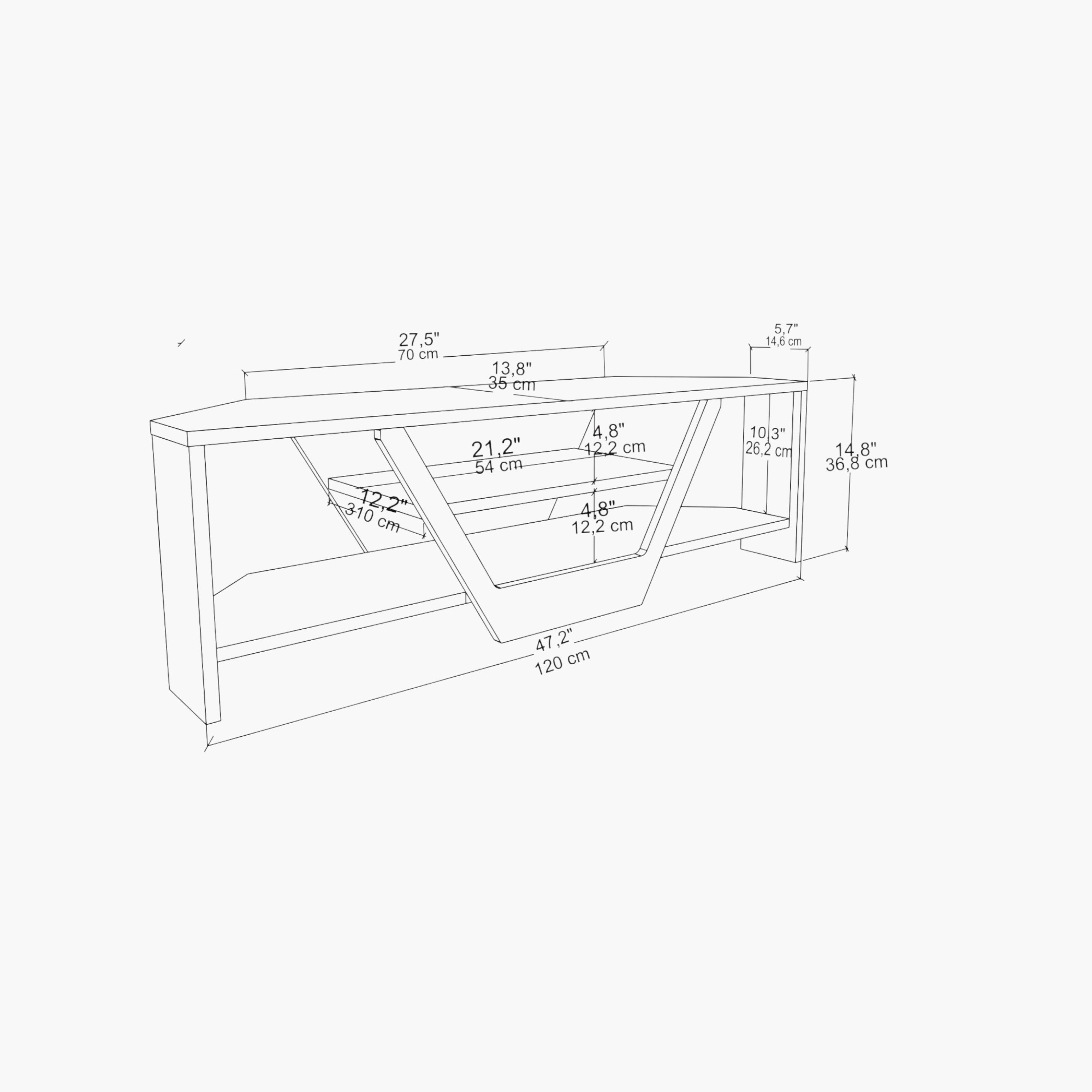Modulix Opus Chevron Corner TV Unit for TVs upto 32 inches-hbxlivingroom-mediaunitsandstorage-tvunits-image-7