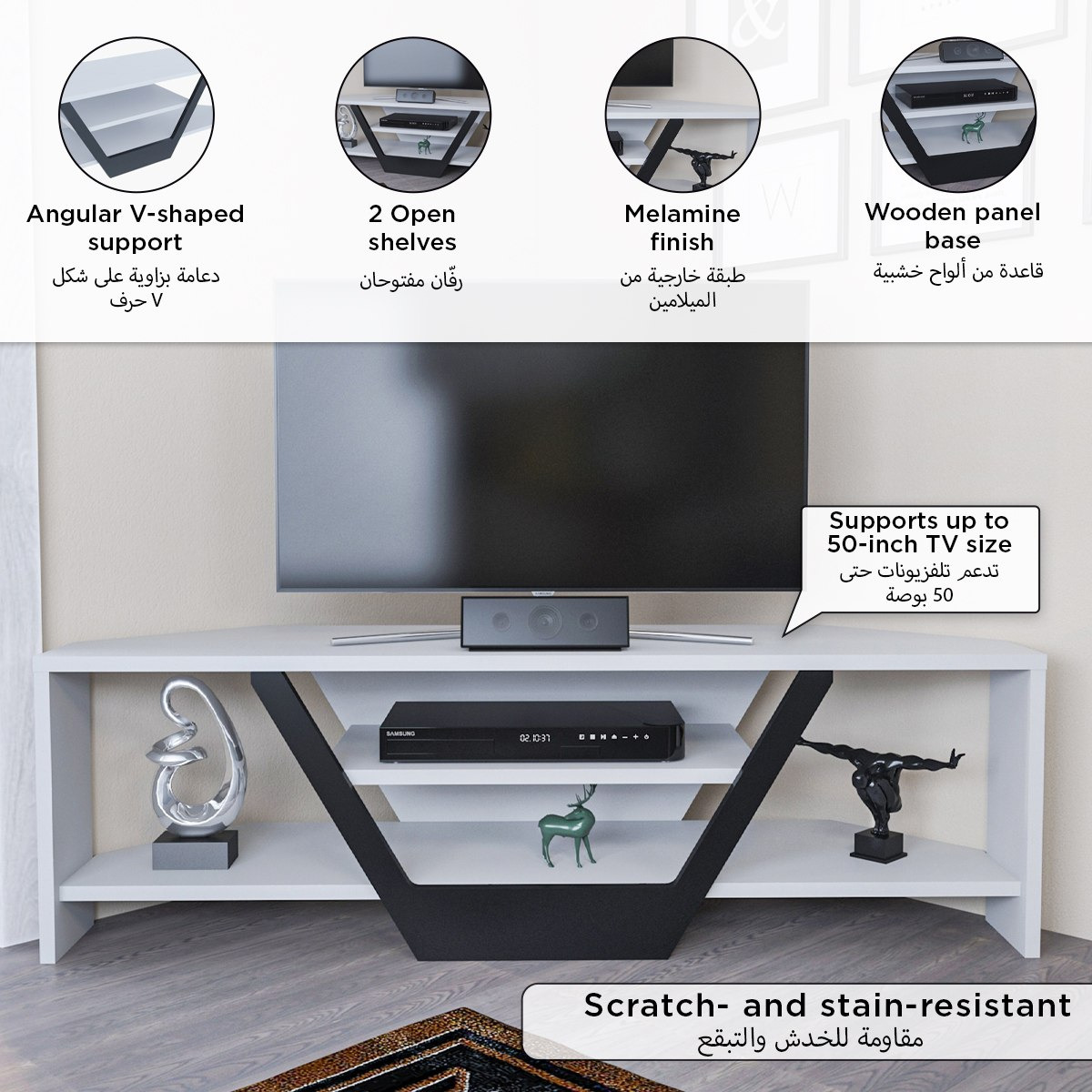 Modulix Opus Chevron Corner TV Unit for TVs upto 32 inches-hbxlivingroom-mediaunitsandstorage-tvunits-image-9