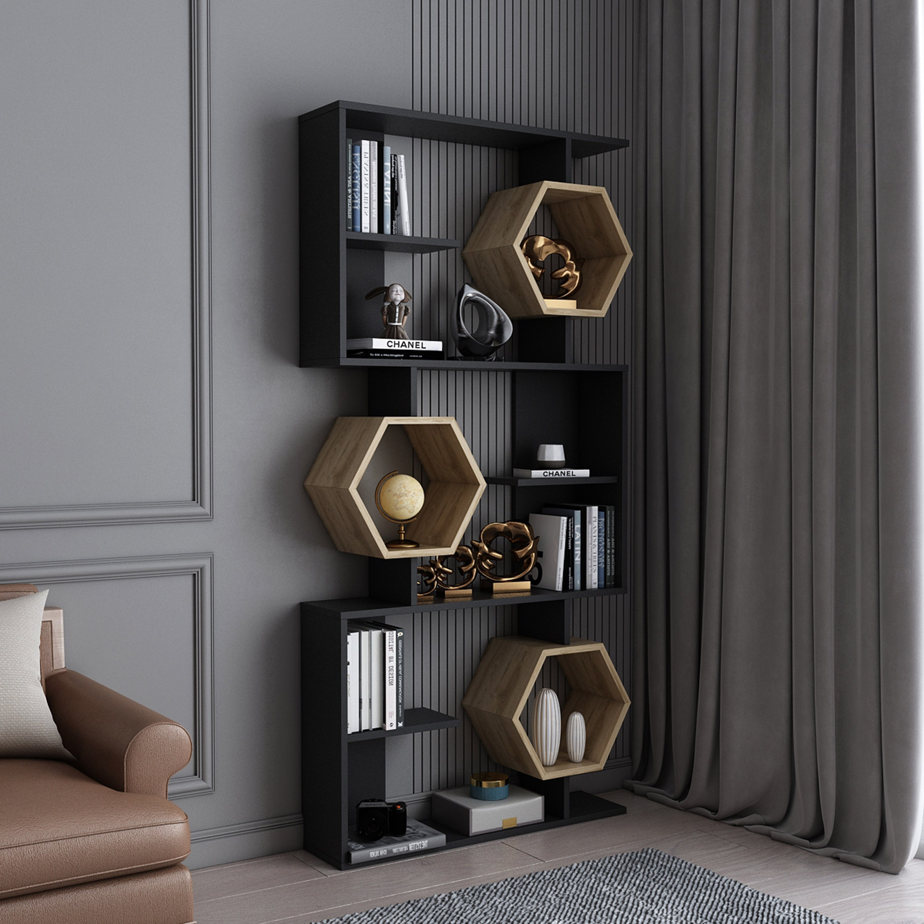 Modulix Asta Bookcase Display Unit-hbxfurniture-office-bookcases-image-2