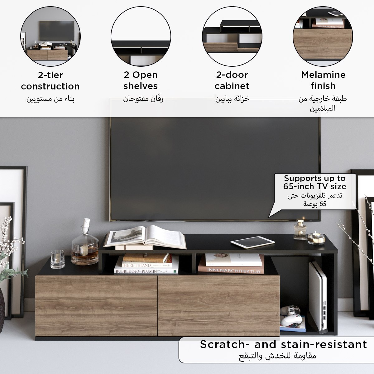 Modulix Mona 1.5 Meter TV Unit for TV's upto 65 inches-hbxlivingroom-mediaunitsandstorage-tvunits-image-8