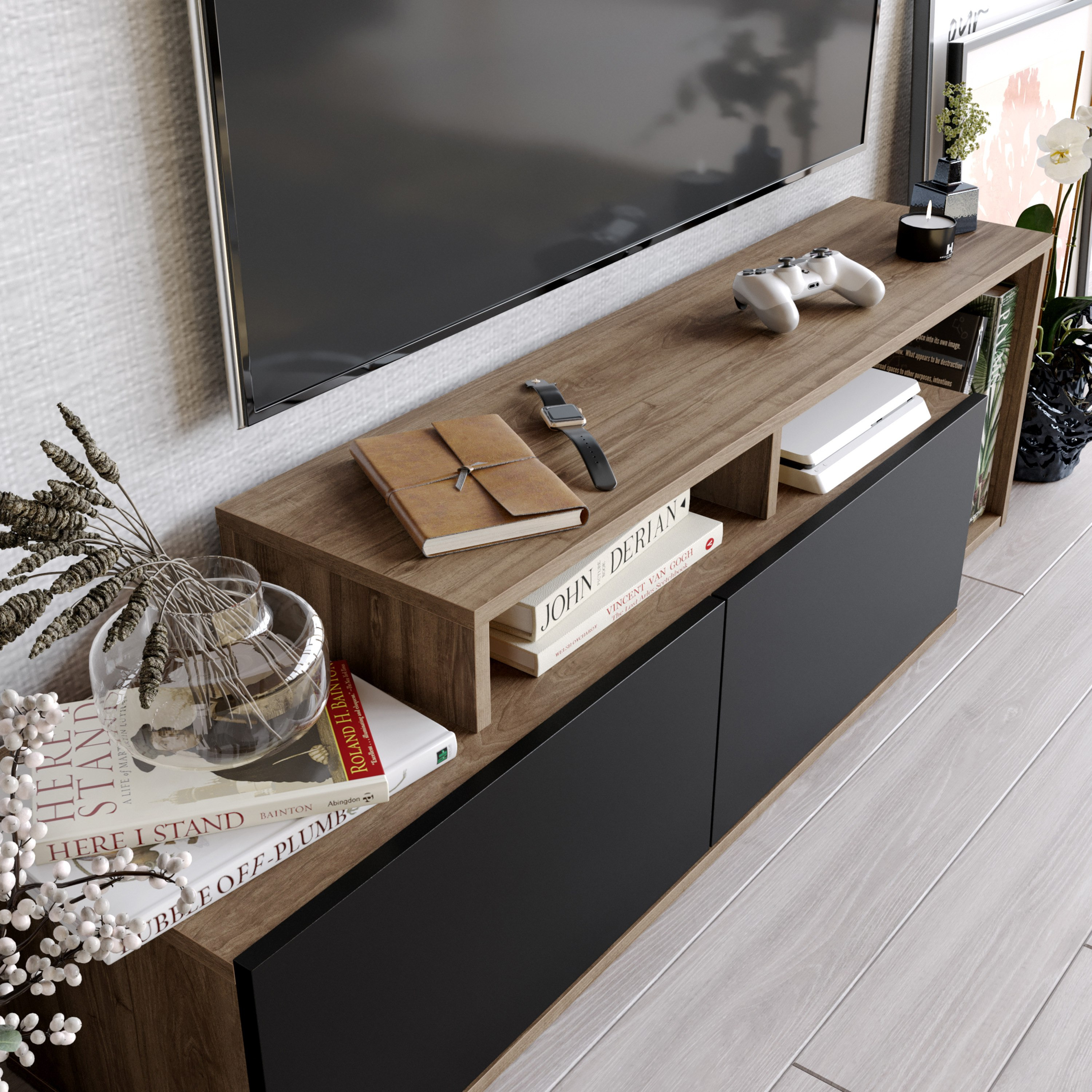 Modulix Mona 1.5 Meter TV Unit for TV's upto 65 inches-hbxlivingroom-mediaunitsandstorage-tvunits-image-3