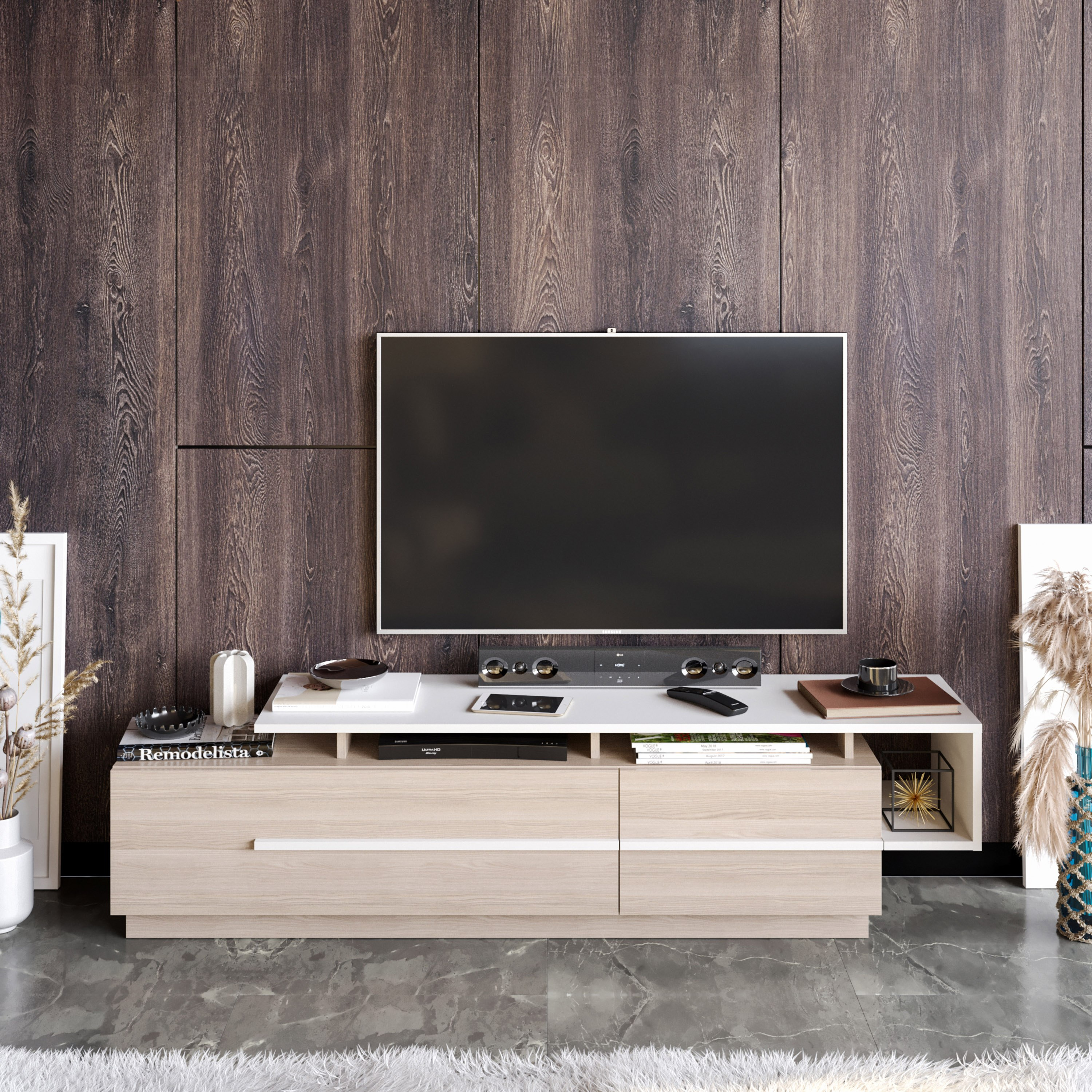 Modulix Ohio TV Unit for TVs upto 75 inches-hbxlivingroom-mediaunitsandstorage-tvunits-image-1