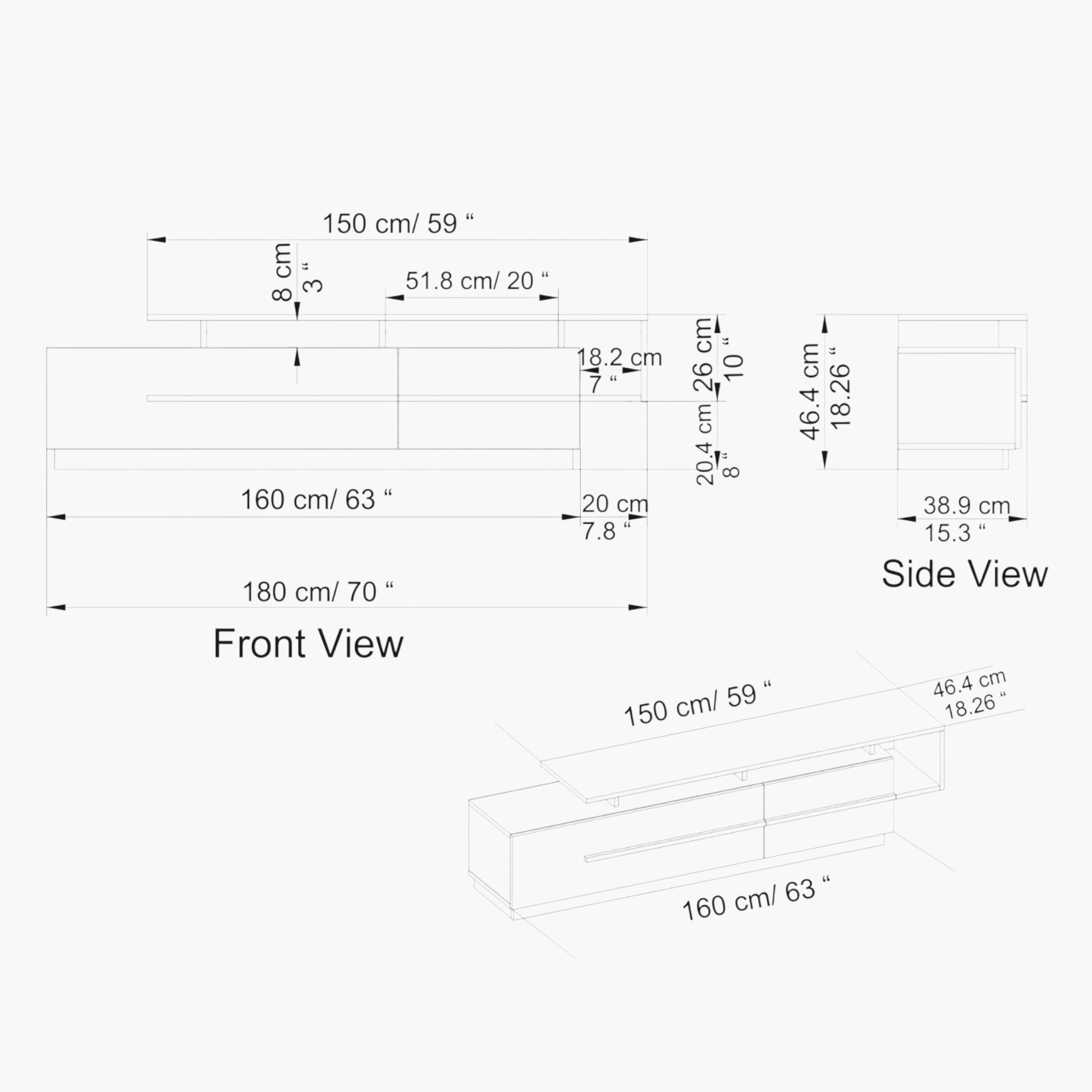 Modulix Ohio TV Unit for TVs upto 75 inches-hbxlivingroom-mediaunitsandstorage-tvunits-image-5
