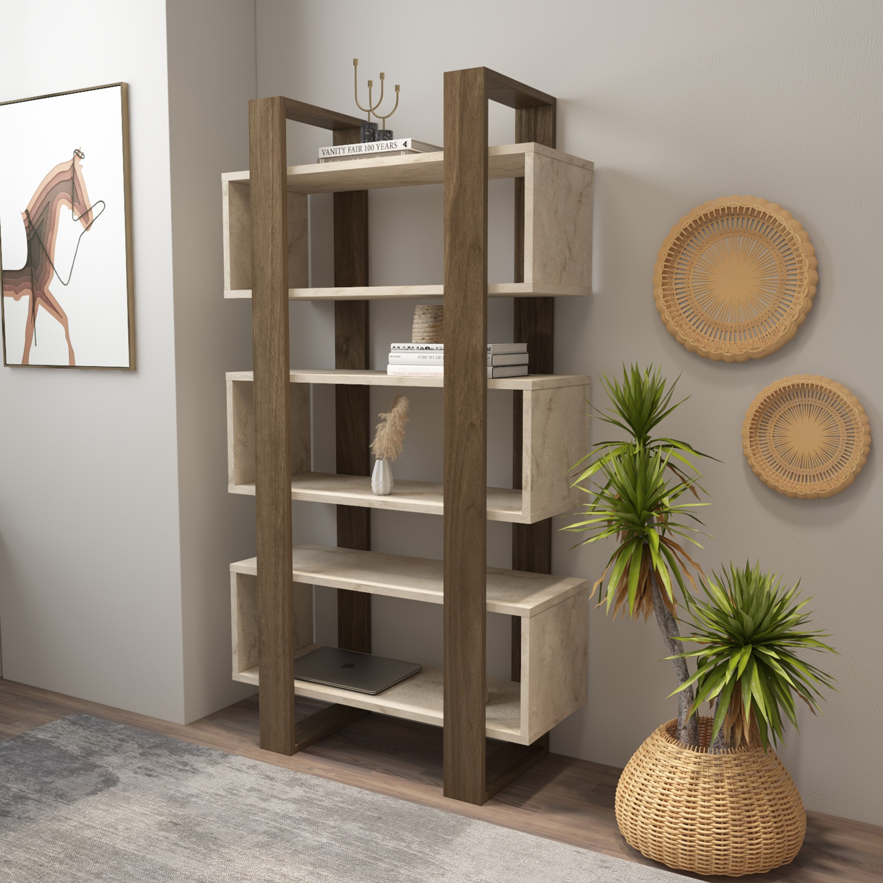 وحدة عرض خزانة كتب من مودوليكس أوبس-hbxfurniture-office-bookcases-image-3