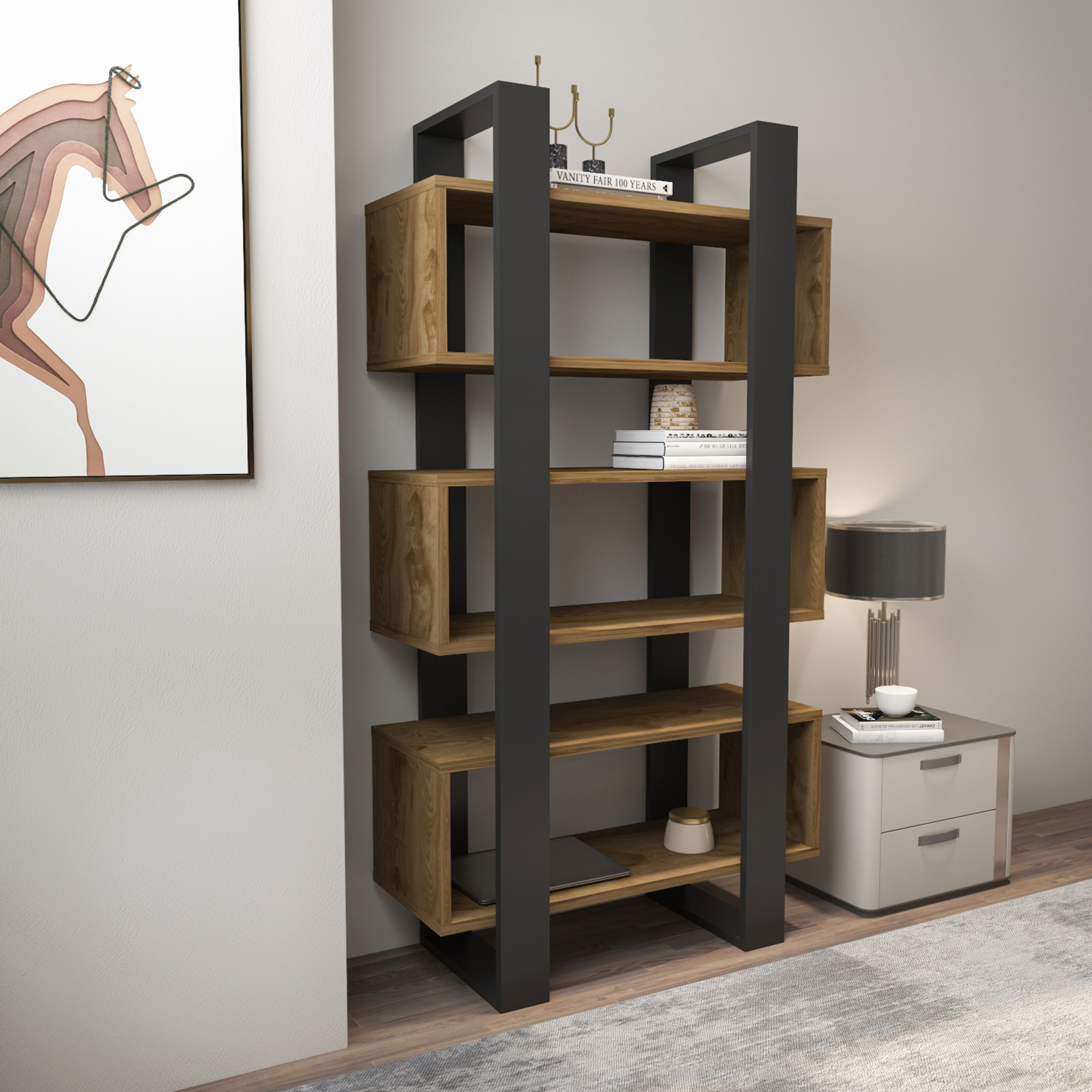 وحدة عرض خزانة كتب من مودوليكس أوبس-hbxfurniture-office-bookcases-image-2